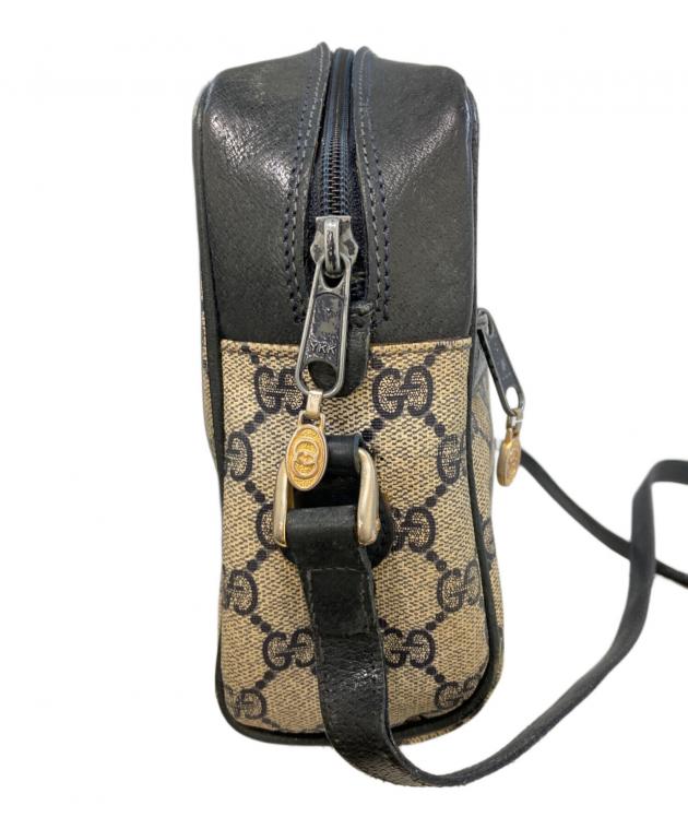 GUCCI ショルダーバック 中古・古着通販】GUCCI (グッチ) ショルダーバッグ ネイビー｜ブランド