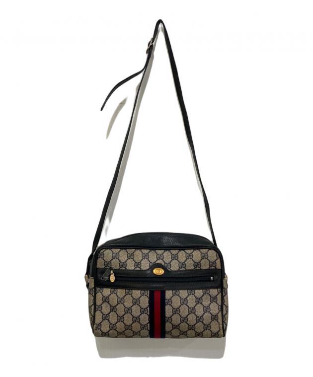 中古・古着通販】GUCCI (グッチ) ショルダーバッグ ネイビー｜ブランド