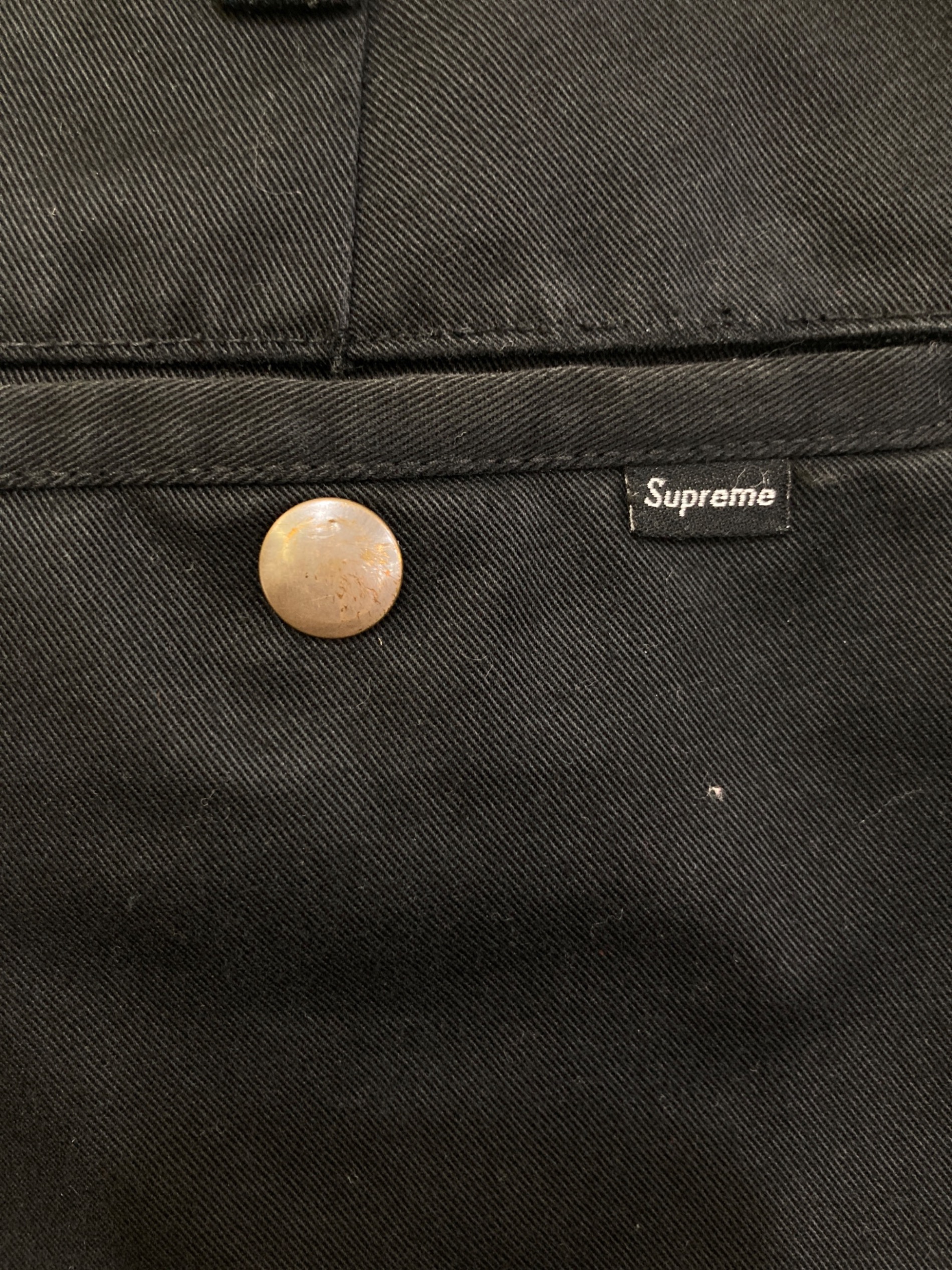 中古・古着通販】Supreme (シュプリーム) ワークパンツ ブラック