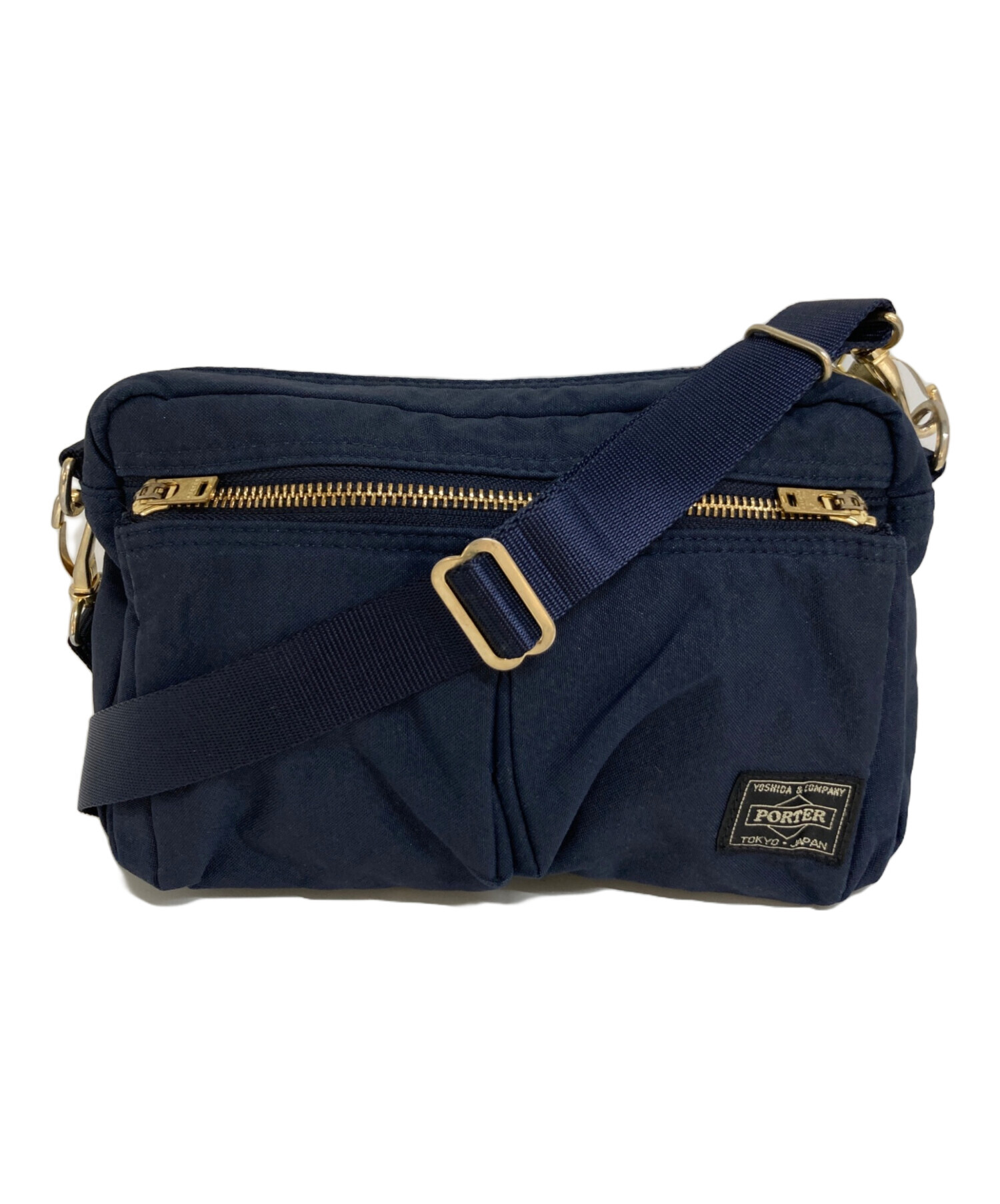 中古・古着通販】PORTER (ポーター) DRAFTショルダーバッグ ネイビー