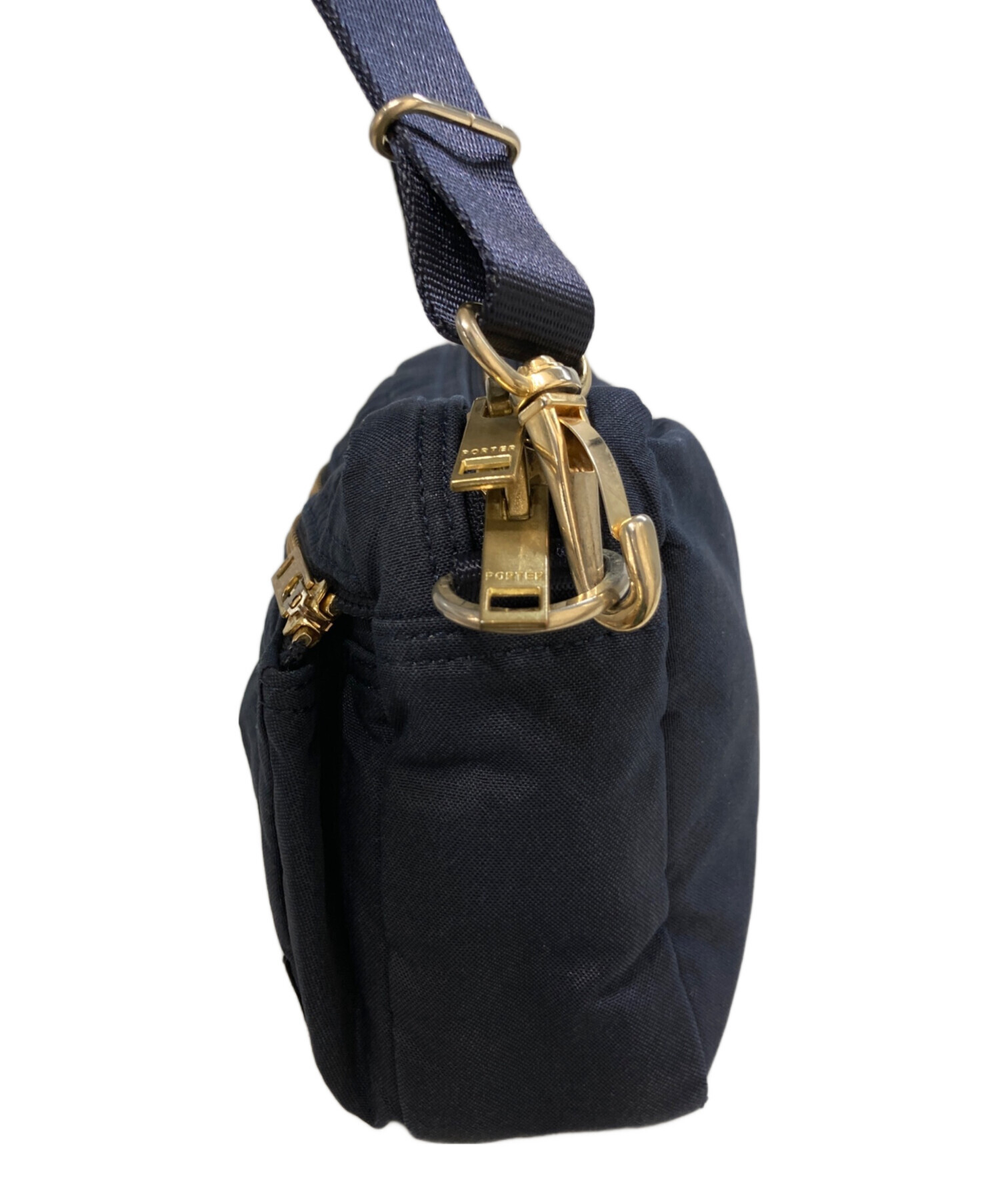 中古・古着通販】PORTER (ポーター) DRAFTショルダーバッグ ネイビー 中古・古着通販】PORTER (ポーター) DRAFTショルダーバッグ ネイビー