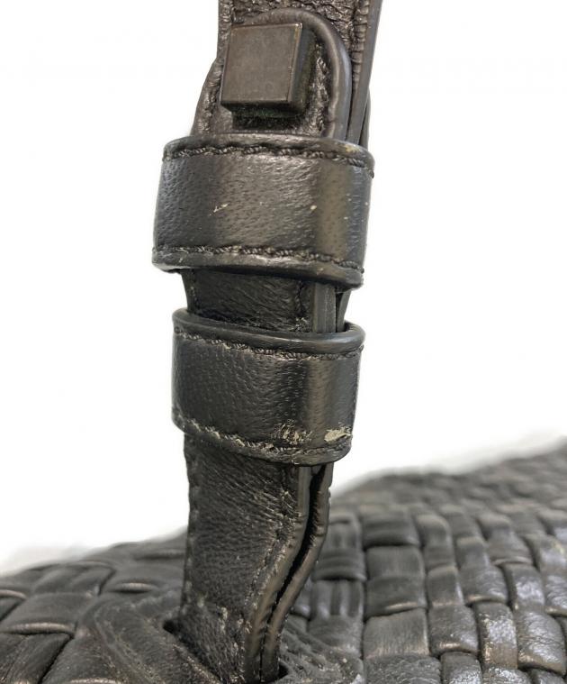 中古・古着通販】FALORNI (ファロルニ) 編み込みレザートートバッグ