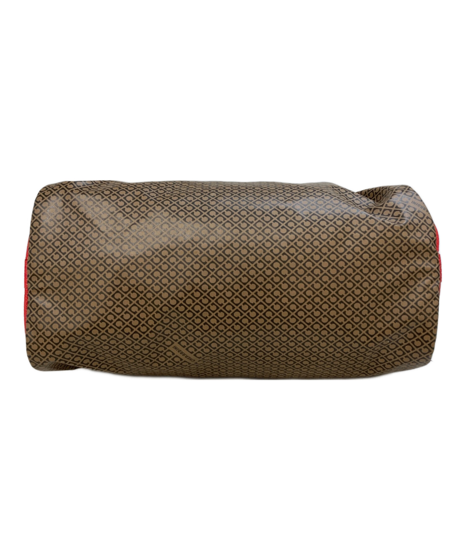 GHERARDINI ゲラルディーニ ショルダーバッグ - ベージュx茶 【古着】【中古】 GHERARDINI（ゲラルディーニ） 並行輸入 ショルダーバッグ ソフティ