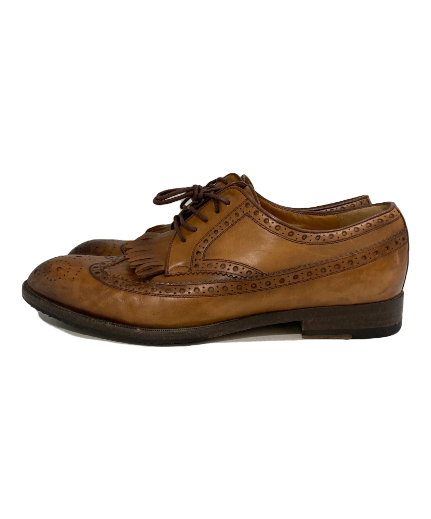 中古・古着通販】GUCCI (グッチ) タッセルウィングチップシューズ