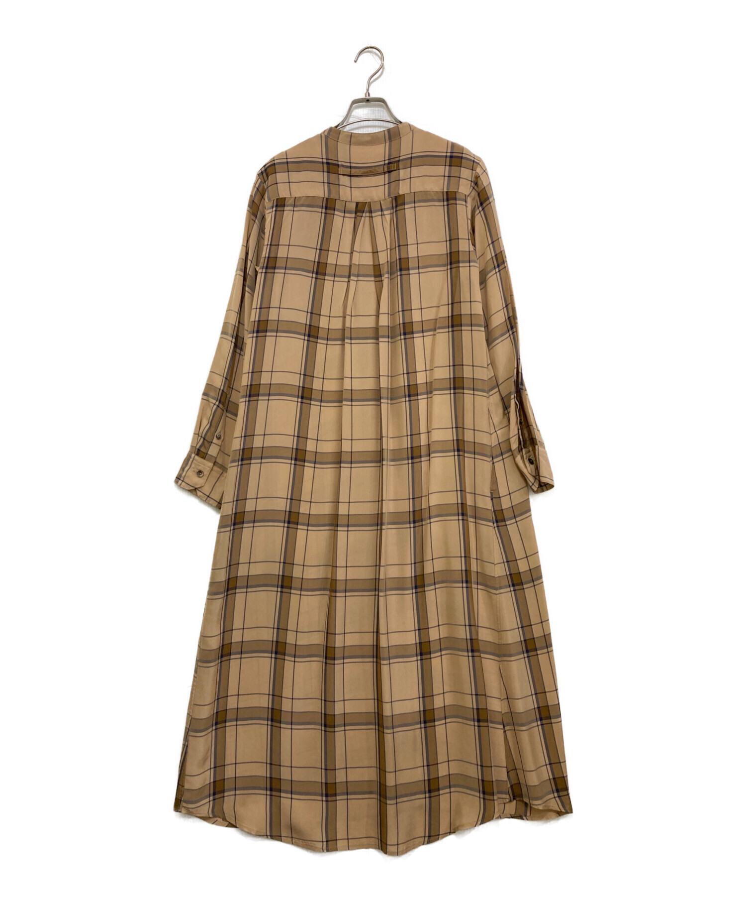 TICCA ティッカ シャツワンピース 麻100% ゆっくりめ テラコッタ 中古・古着通販】ticca (ティッカ) シャツワンピース 0291401113