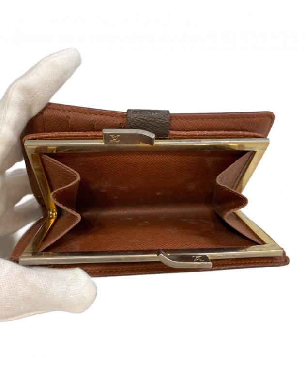 中古・古着通販】LOUIS VUITTON (ルイ ヴィトン) がま口財布 ブラウン