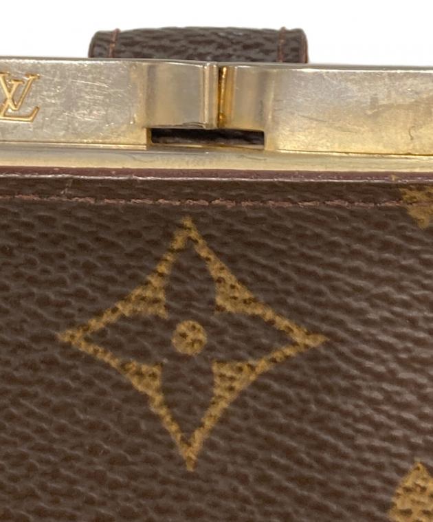 中古・古着通販】LOUIS VUITTON (ルイ ヴィトン) がま口財布 ブラウン