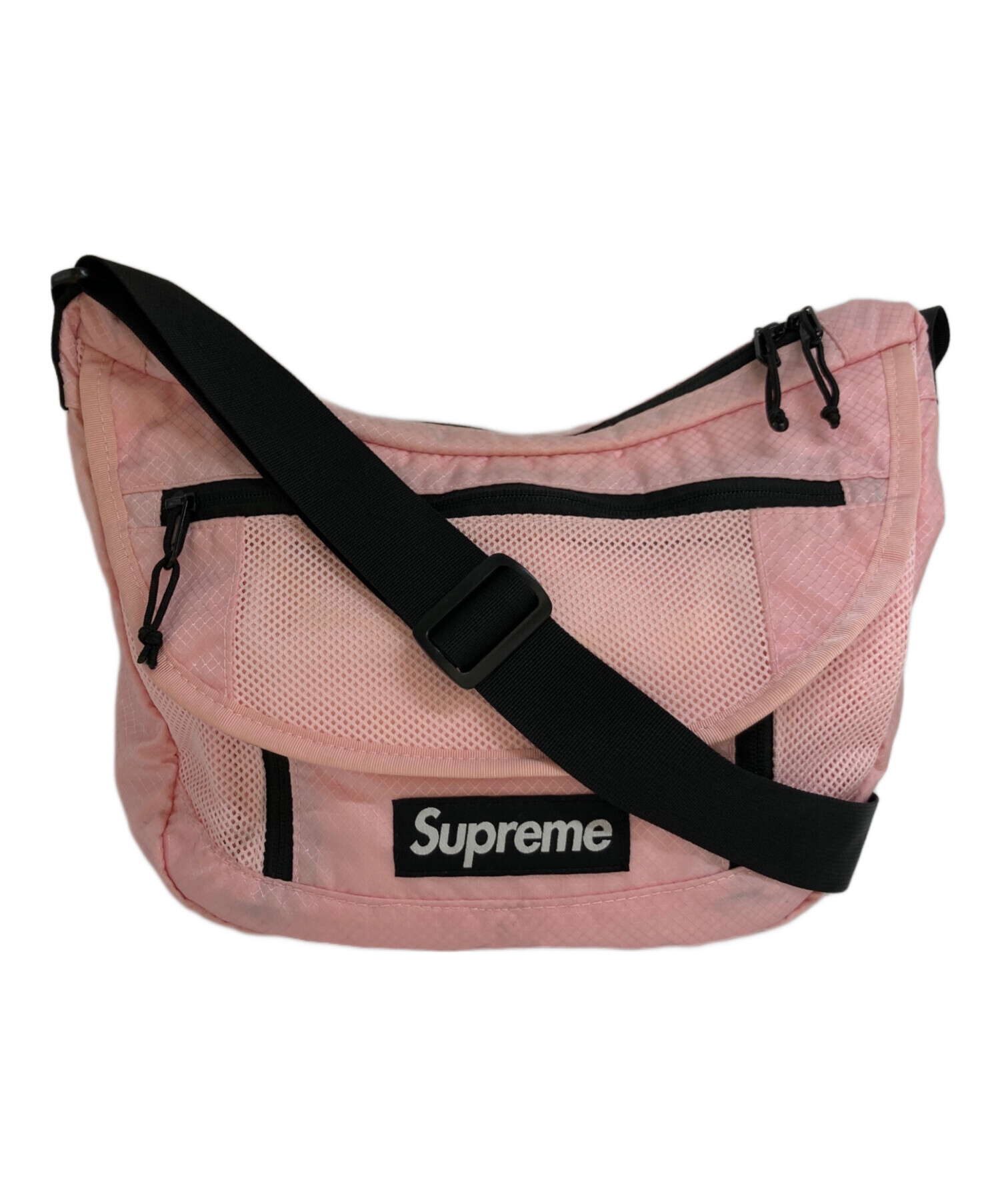 Supreme ピンク メッセンジャーバッグ 中古・古着通販】SUPREME (シュプリーム) Small Messenger Bag ピンク