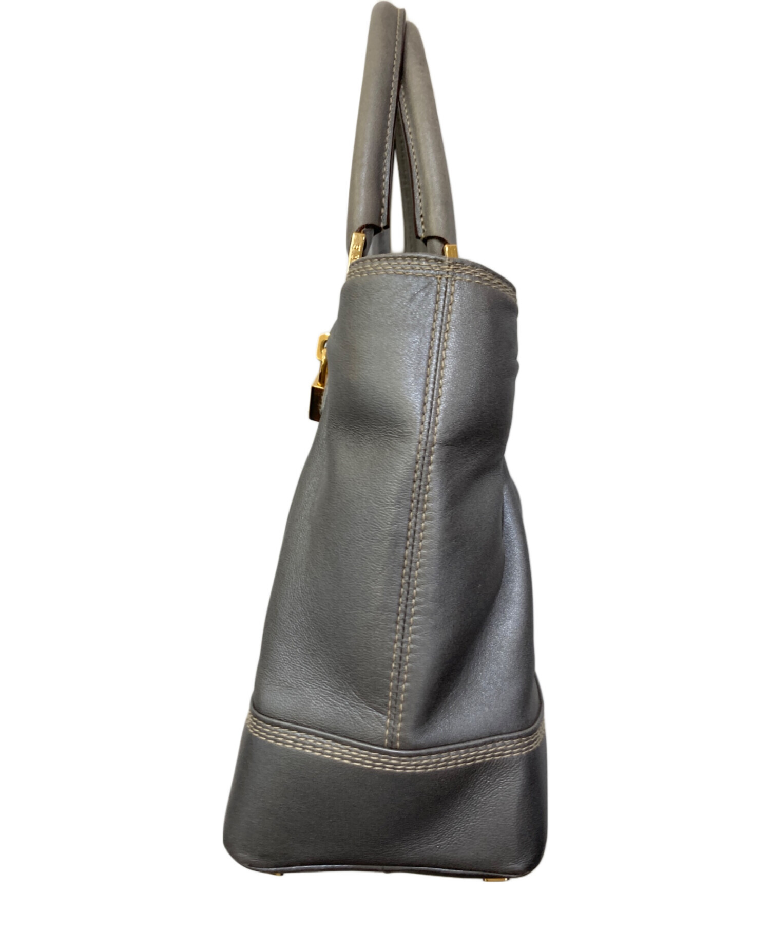 中古・古着通販】LOEWE (ロエベ) フスタハンドバッグ グレー｜ブランド