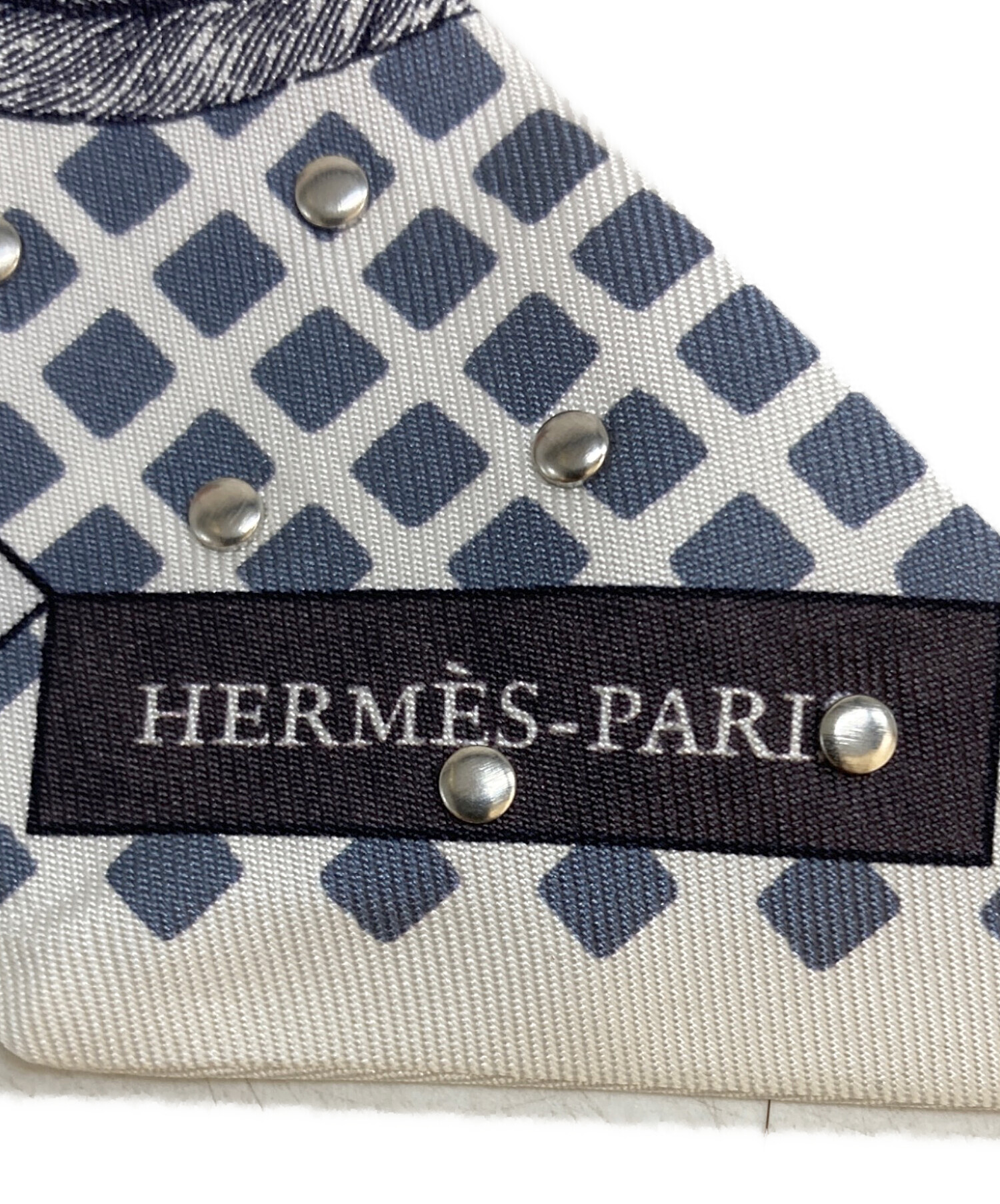 中古・古着通販】HERMES (エルメス) スタッズ付きスカーフ/ツイリー