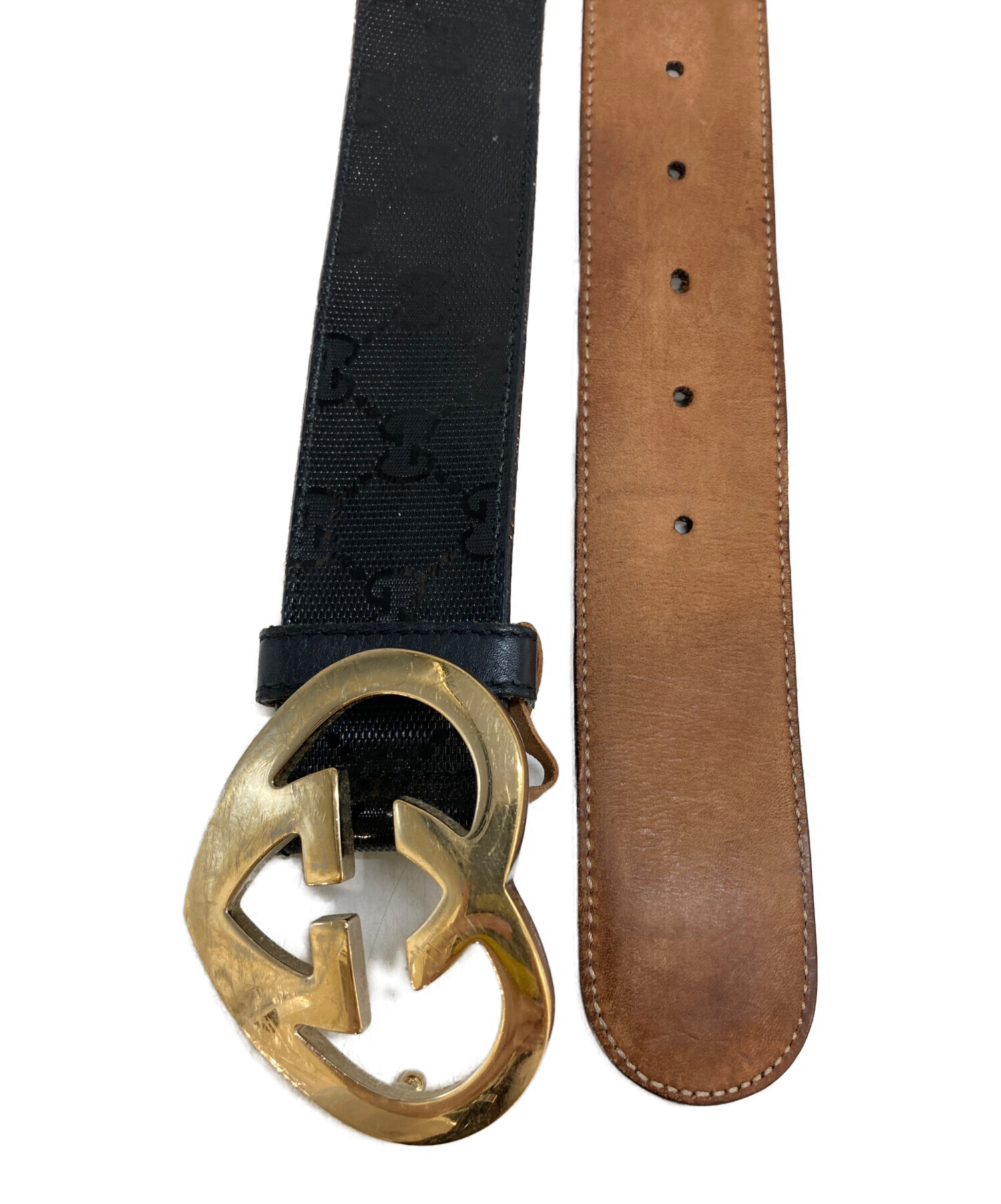 中古・古着通販】GUCCI (グッチ) ラブリー グッチシマ ベルト 245856