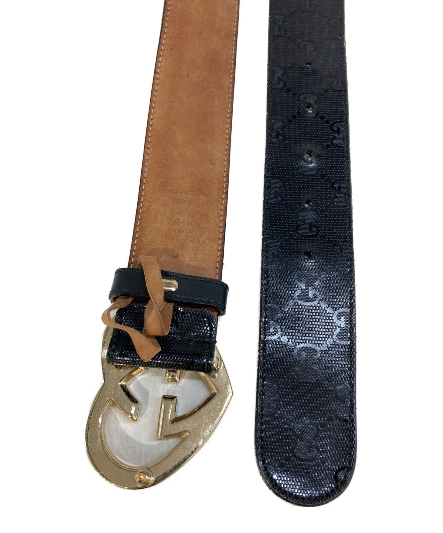 中古・古着通販】GUCCI (グッチ) ラブリー グッチシマ ベルト 245856
