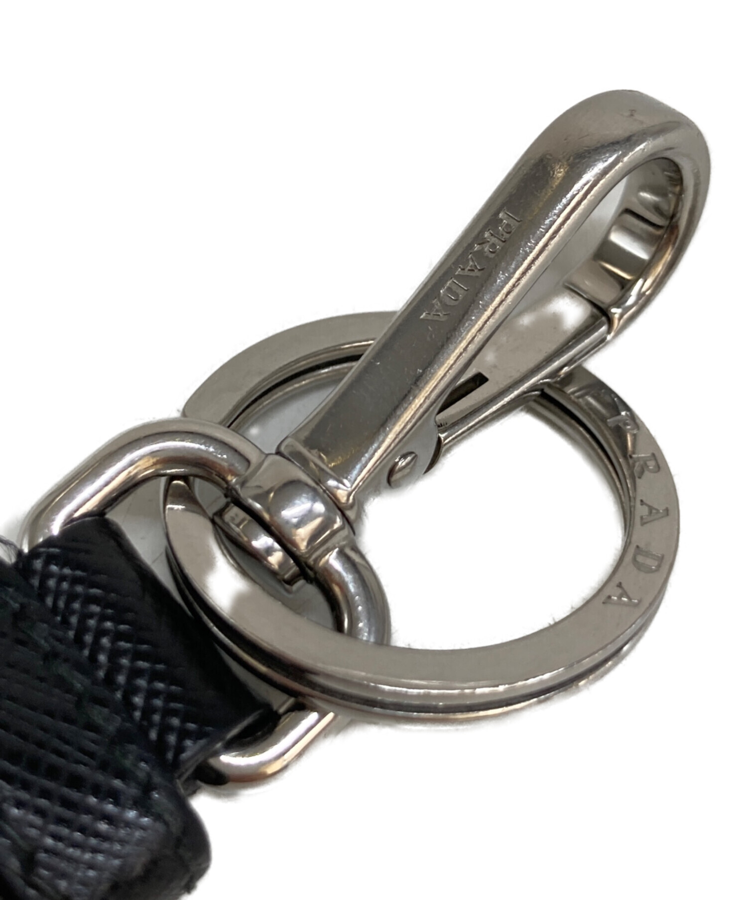中古・古着通販】PRADA (プラダ) サフィアーノレザー キーリング