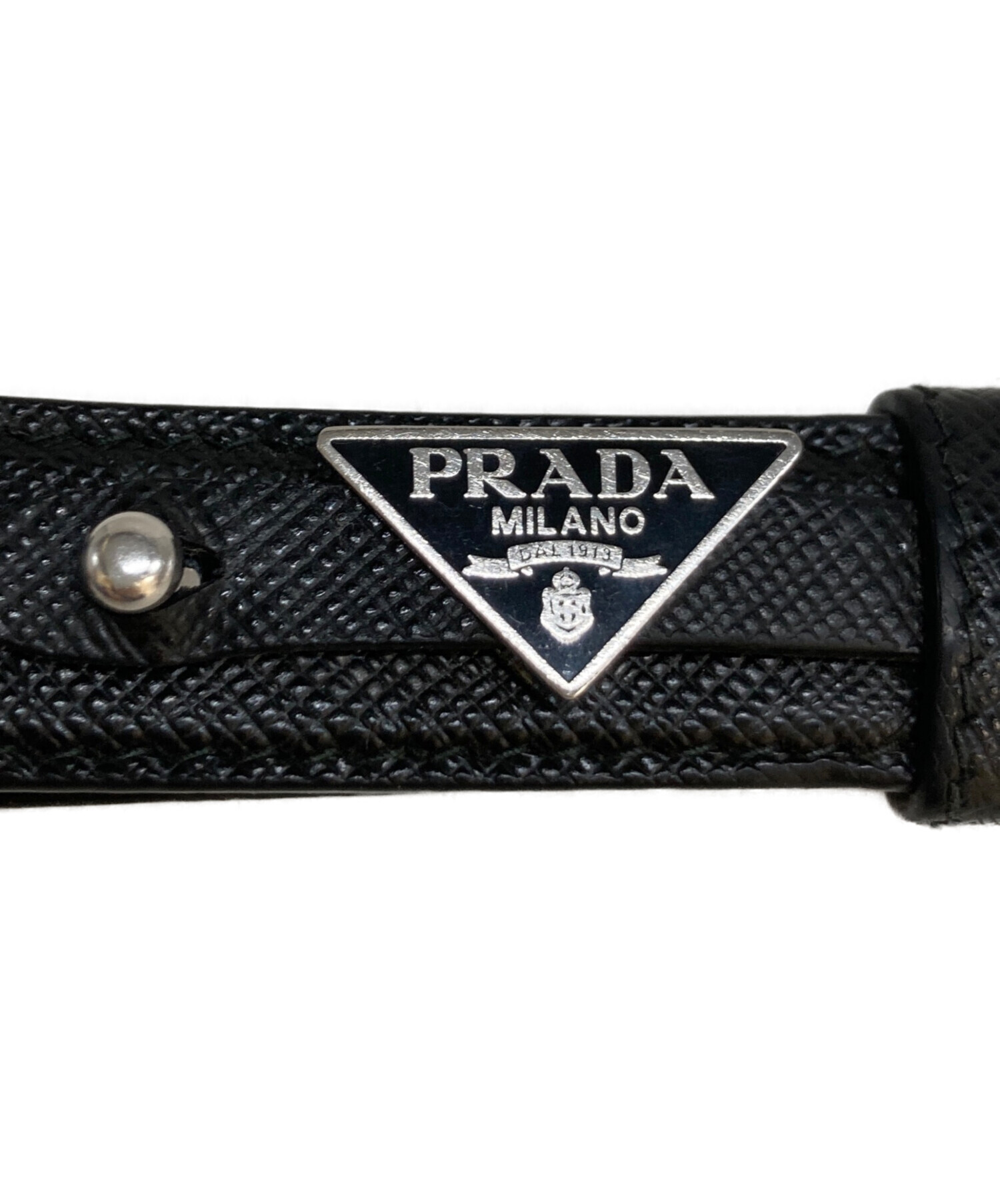 中古・古着通販】PRADA (プラダ) サフィアーノレザー キーリング