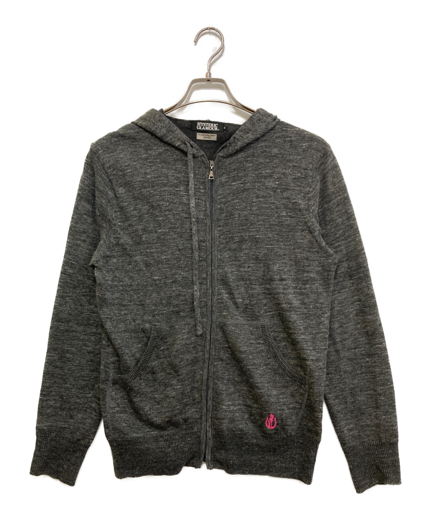 HYSTERIC GLAMOUR グレー ジップアップパーカー L 未使用 中古・古着通販】Hysteric Glamour (ヒステリックグラマー) リネン