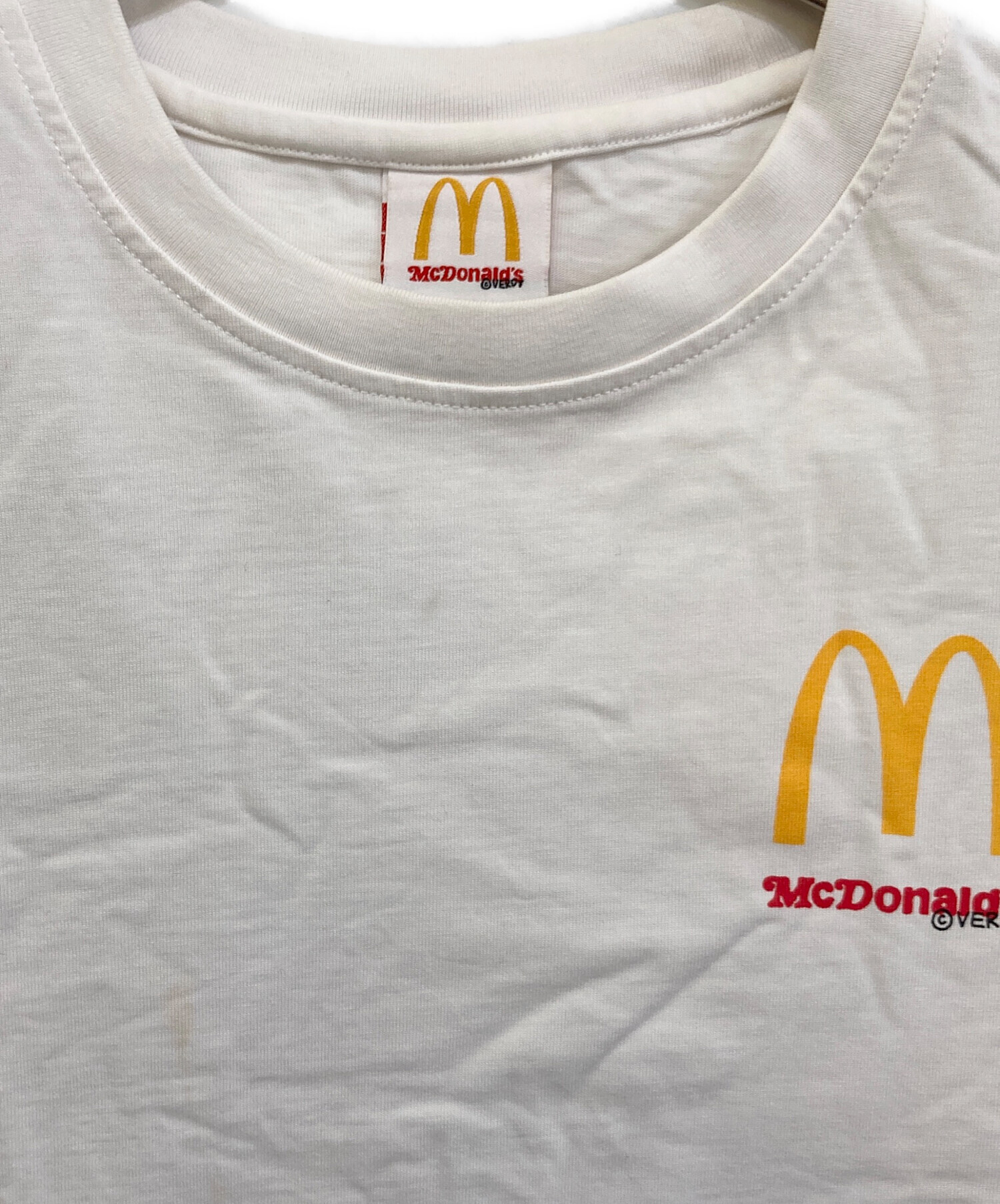 McDonald's × Veldy コラボTシャツ ホワイト L 中古・古着通販】VERDY (ヴェルディ) McDonald's (マクドナルド
