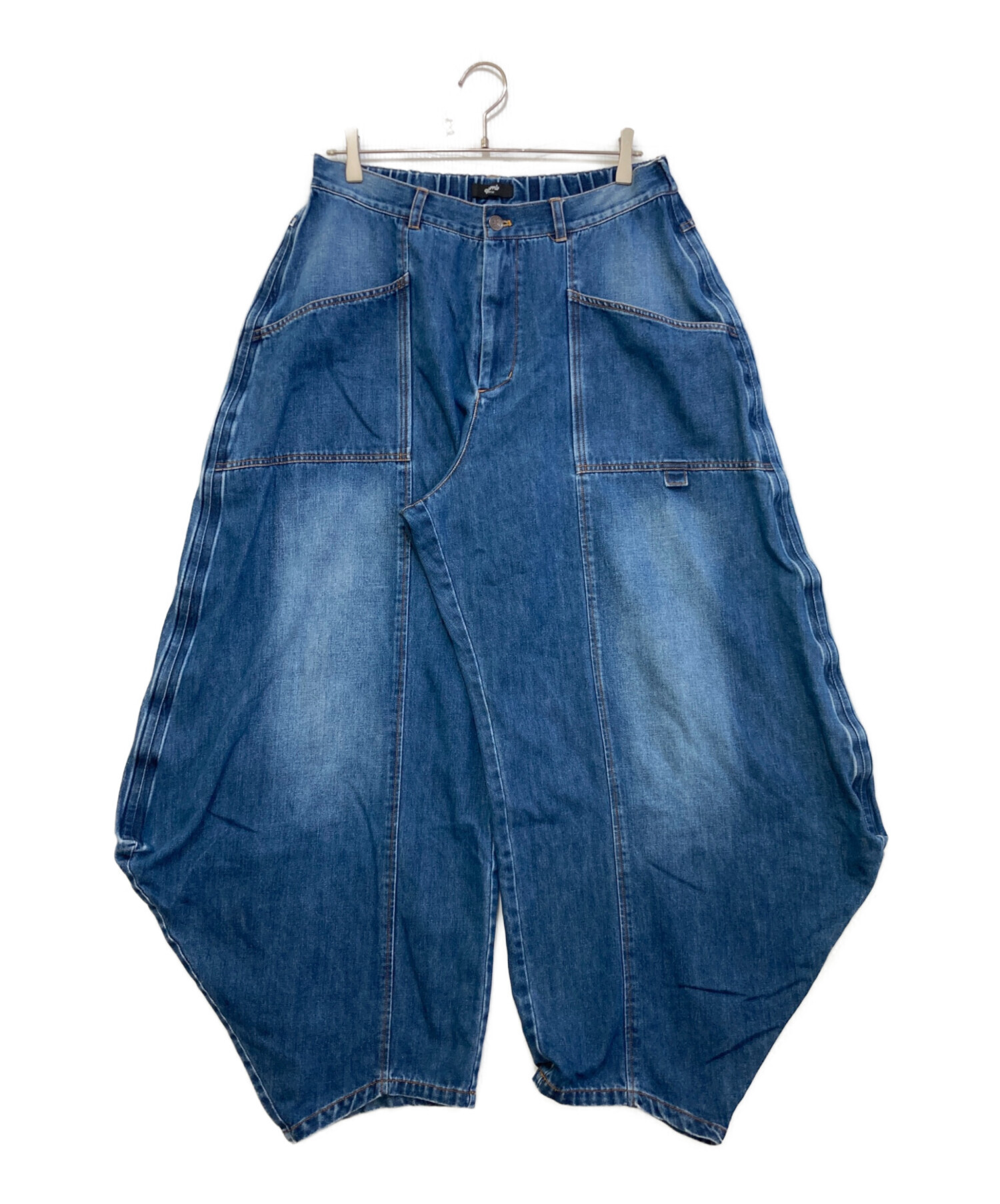 中古・古着通販】glamb (グラム) 変形デニムパンツ インディゴ サイズ