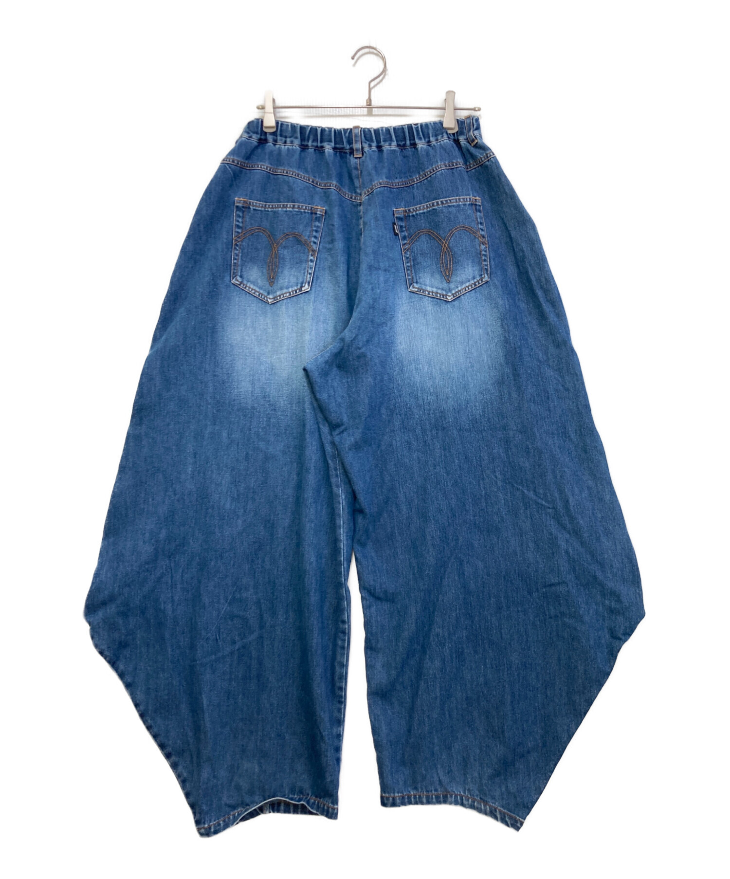中古・古着通販】glamb (グラム) 変形デニムパンツ インディゴ サイズ