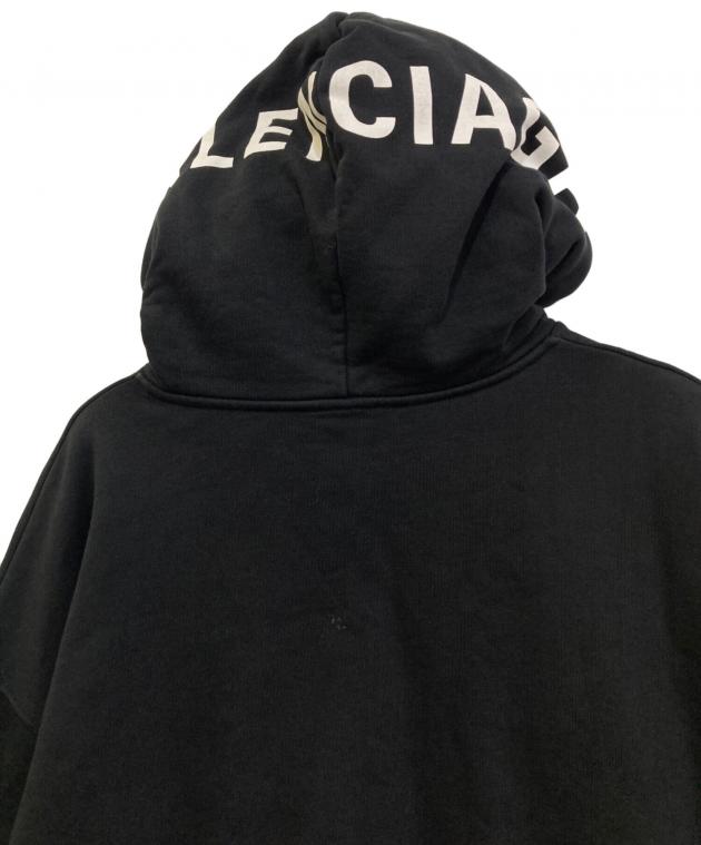 中古・古着通販】BALENCIAGA (バレンシアガ) フードロゴパーカー