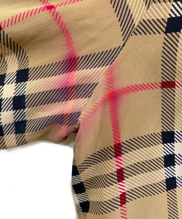 中古・古着通販】Burberry's (バーバリーズ) ノーカラーシルクシャツ