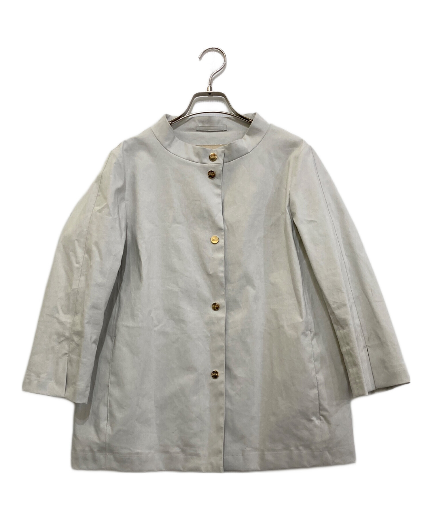 中古・古着通販】HERNO (ヘルノ) スタンドカラージャケット グレー 