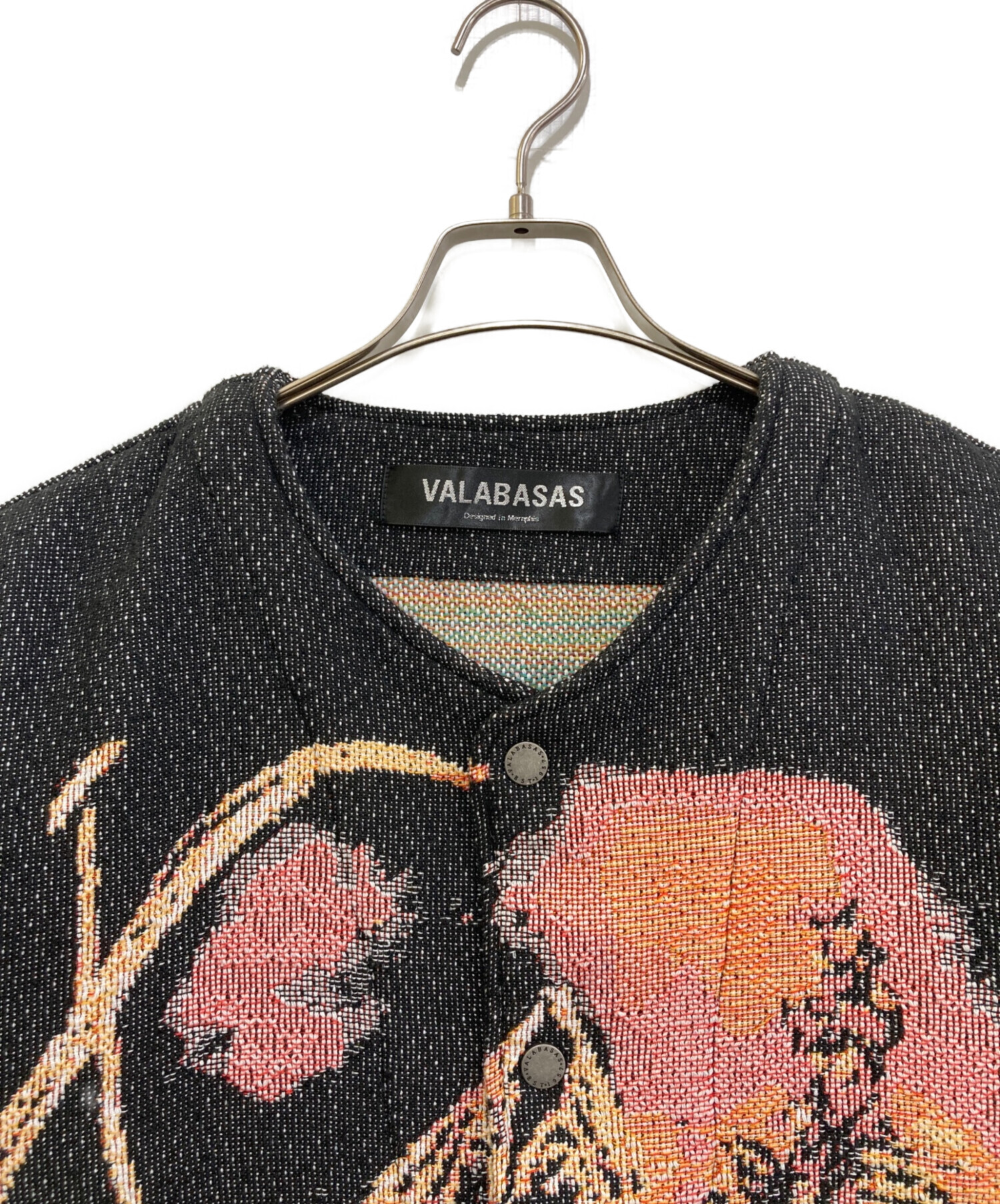 バラバサス　カーディガン 中古・古着通販】VALABASAS (バラバサス) 半袖ニットカーディガン