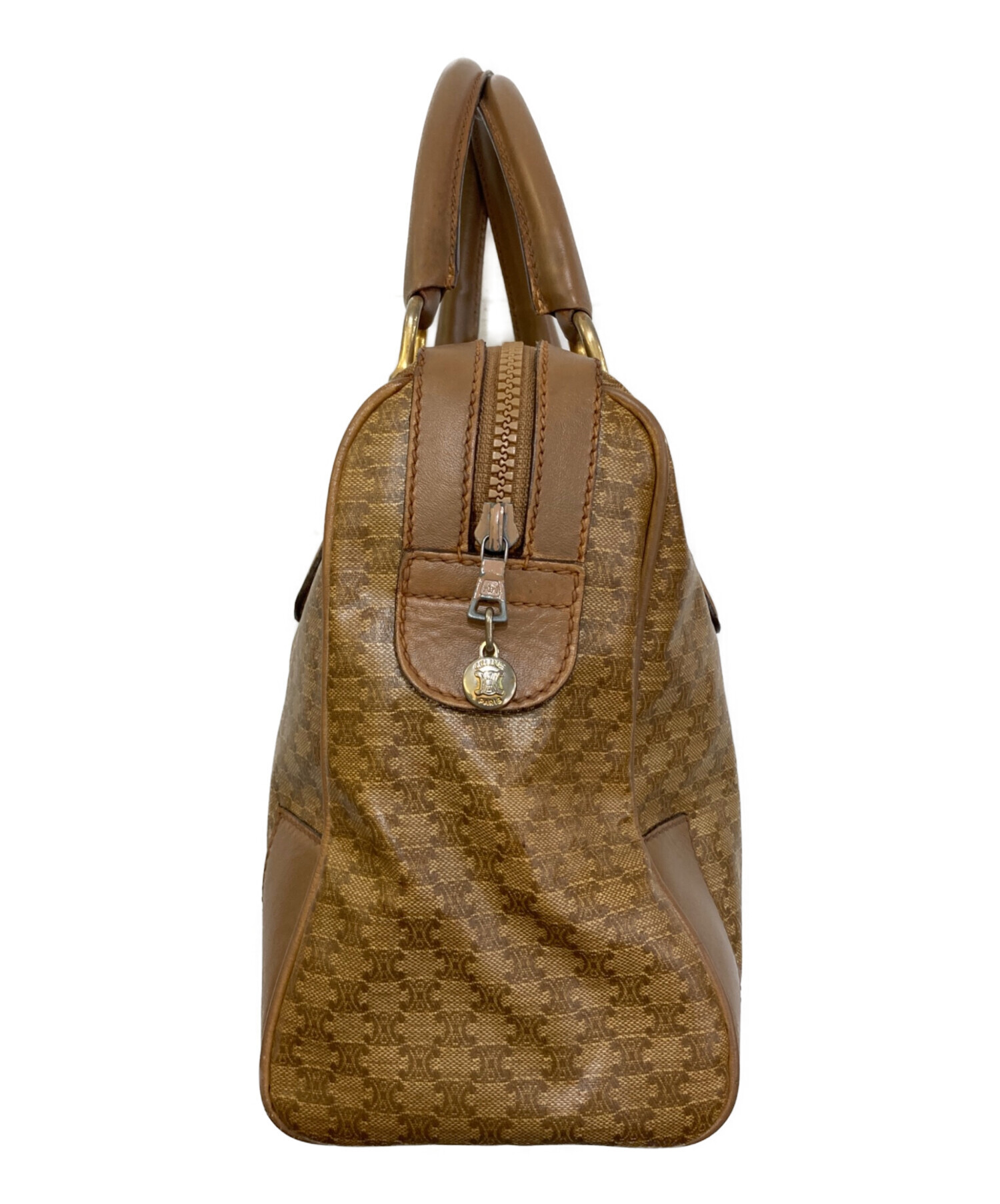 中古・古着通販】CELINE (セリーヌ) マカダム柄ミニボストンバッグ