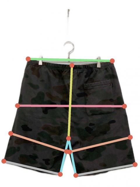 中古・古着通販】SUPREME (シュプリーム) Overdyed Sweatshort グレー