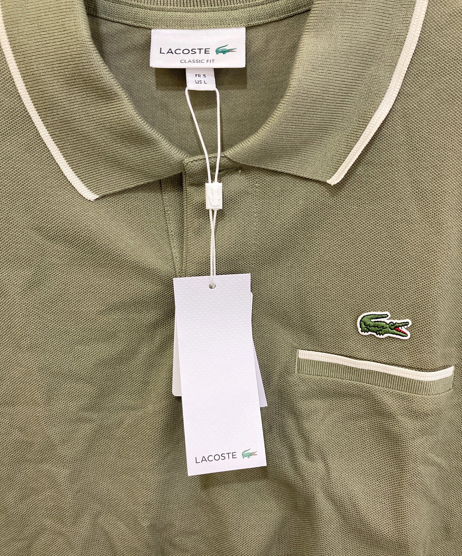 中古・古着通販】LACOSTE (ラコステ) 鹿の子ポケットポロシャツ