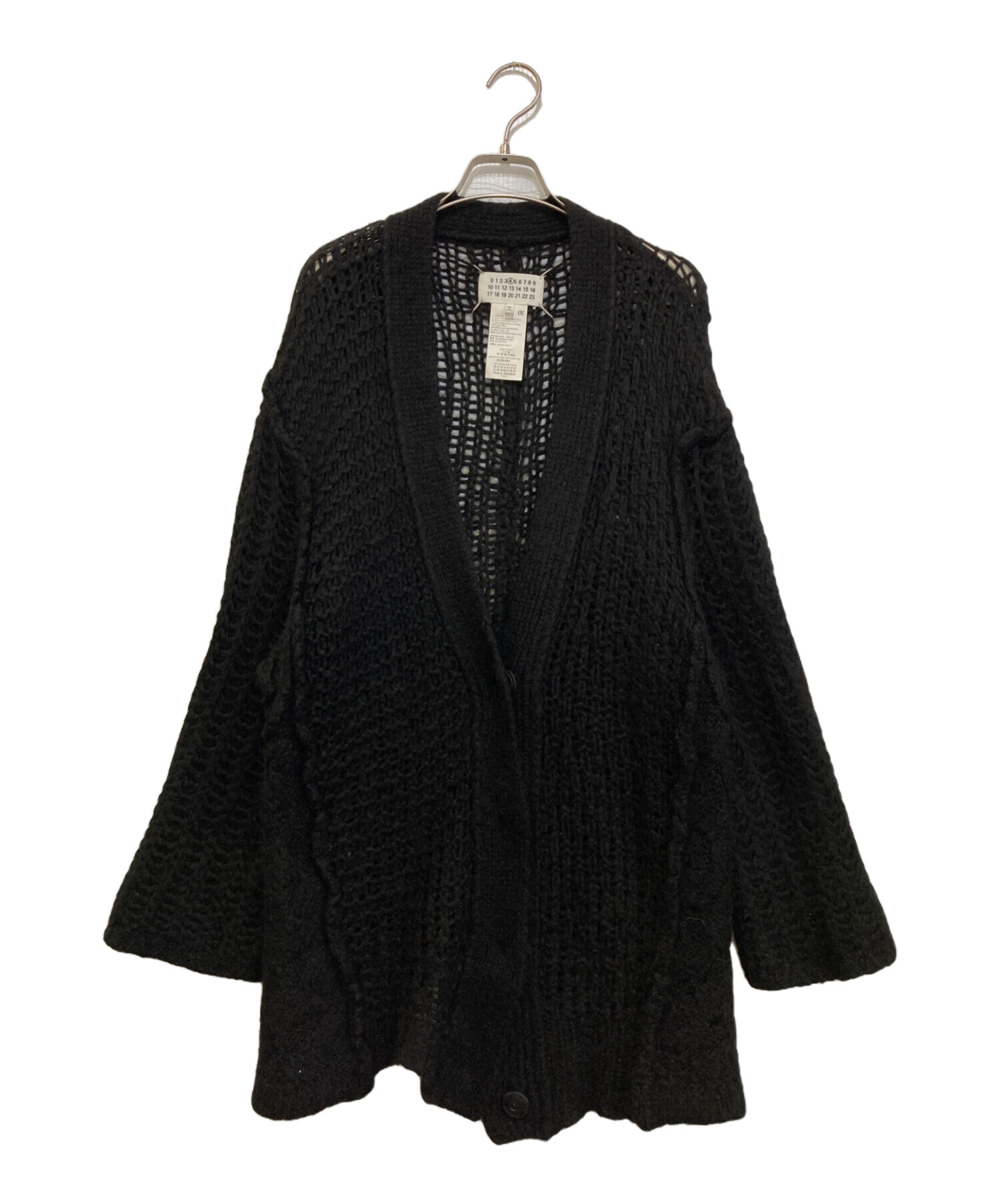 カーディガン黒マサハル様 中古・古着通販】Maison Margiela (メゾンマルジェラ) ウール