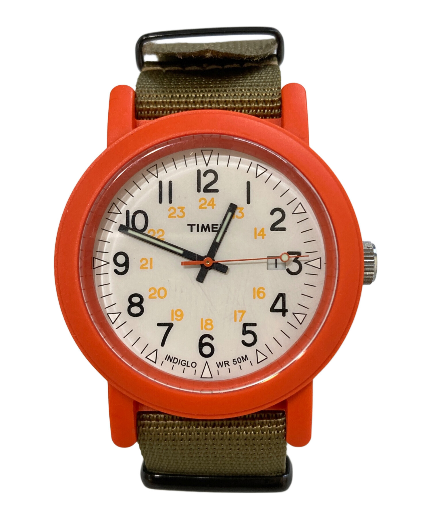 中古・古着通販】TIMEX (タイメックス) 腕時計 ホワイト｜ブランド