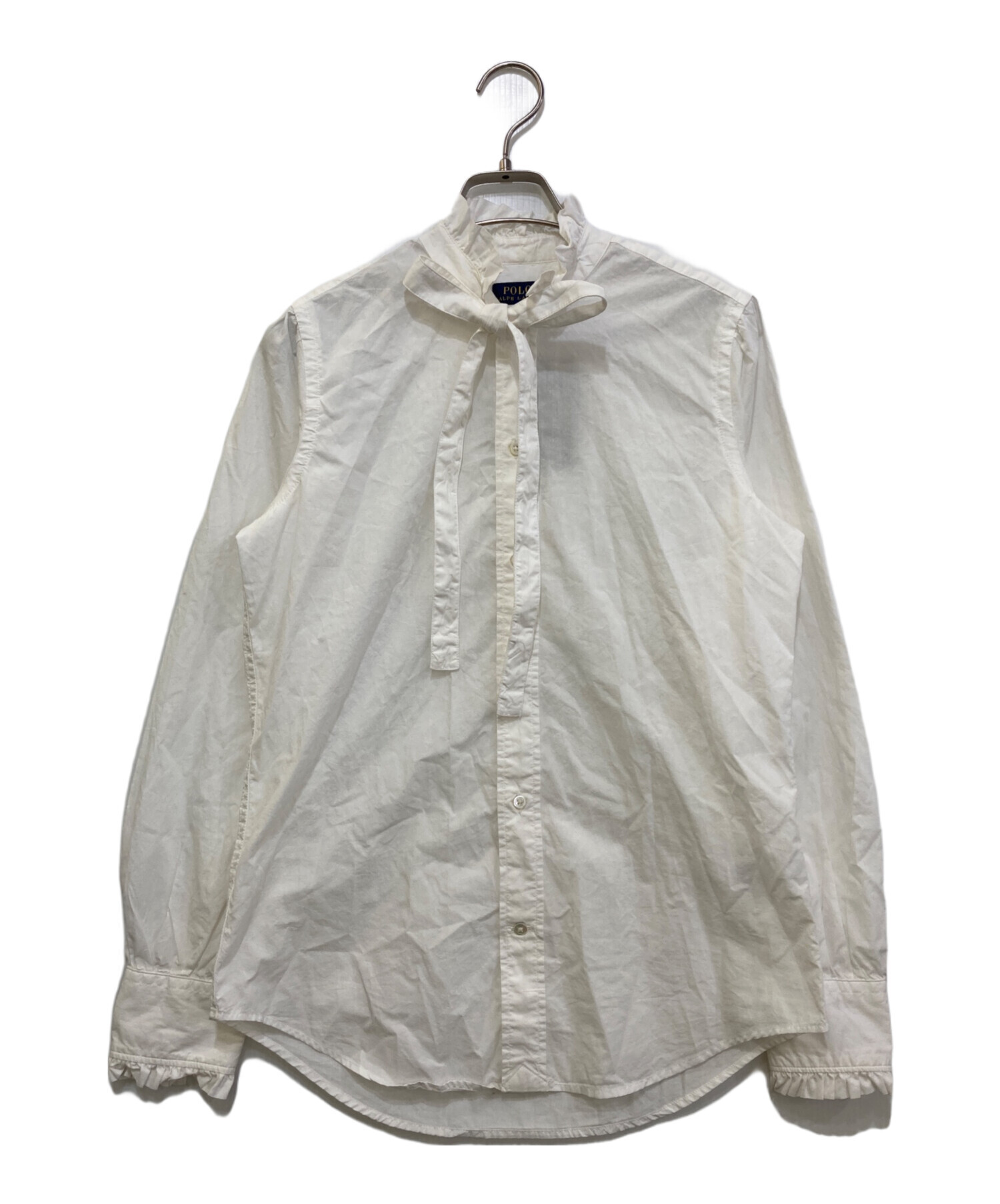 新品未使用【定価3万】完売 ラルフローレン フリル ボウタイ ブラウス 72 中古・古着通販】POLO RALPH LAUREN (ポロ・ラルフローレン) ボウタイ