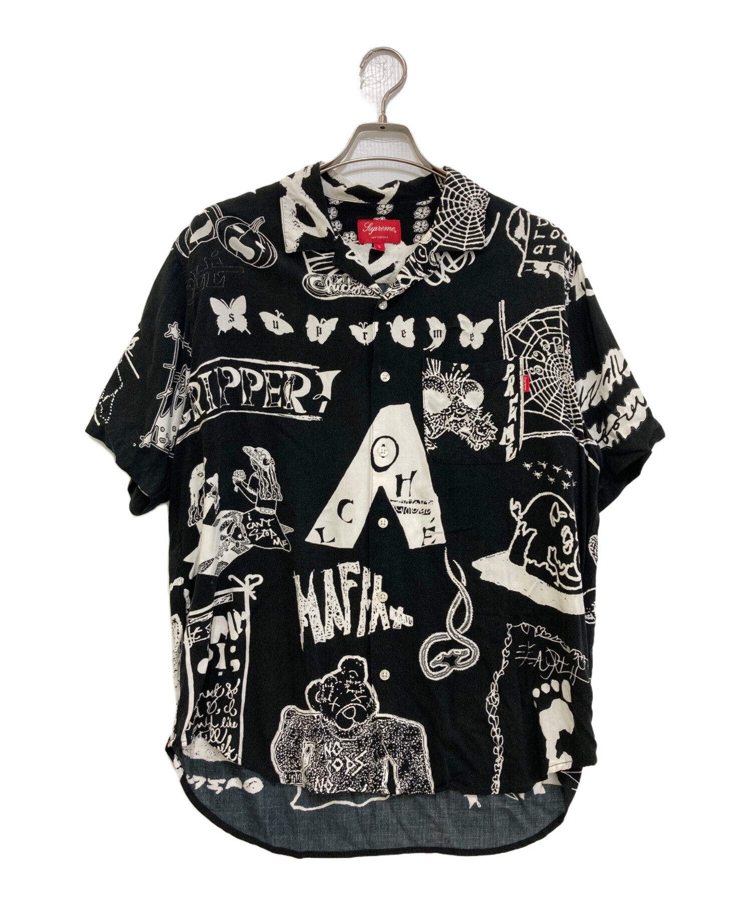 中古・古着通販】SUPREME (シュプリーム) DREAM RAYON SHIRTS ブラック