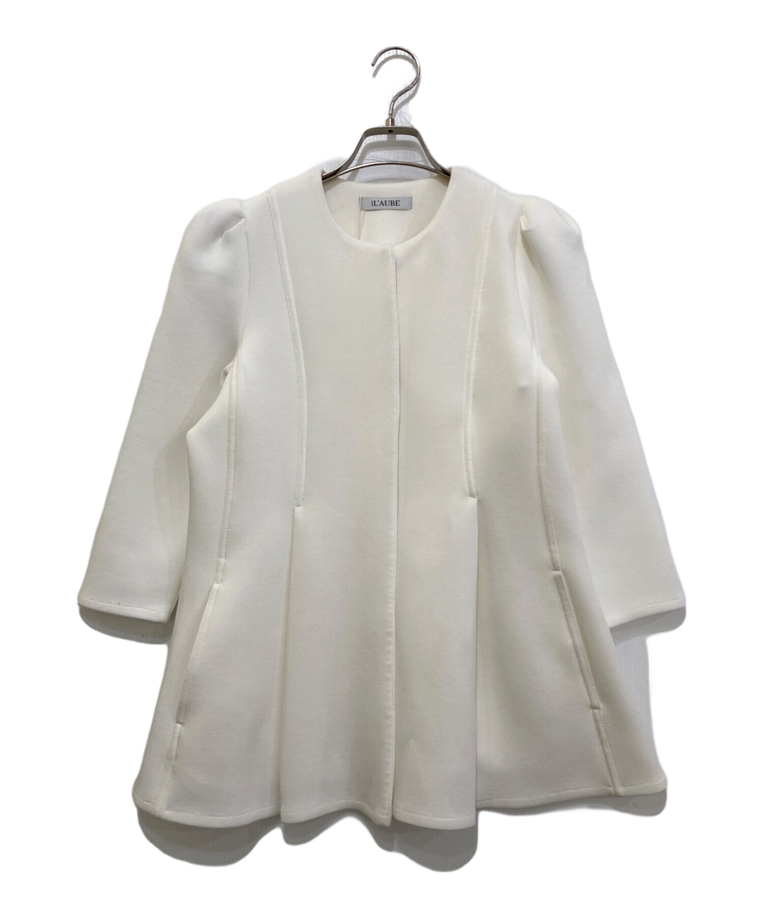 【 laubeblanc】Double Knit Peplum Jacket 中古・古着通販】LAUBE (ローブ) Double Knit Peplum Jacket 25SP-08