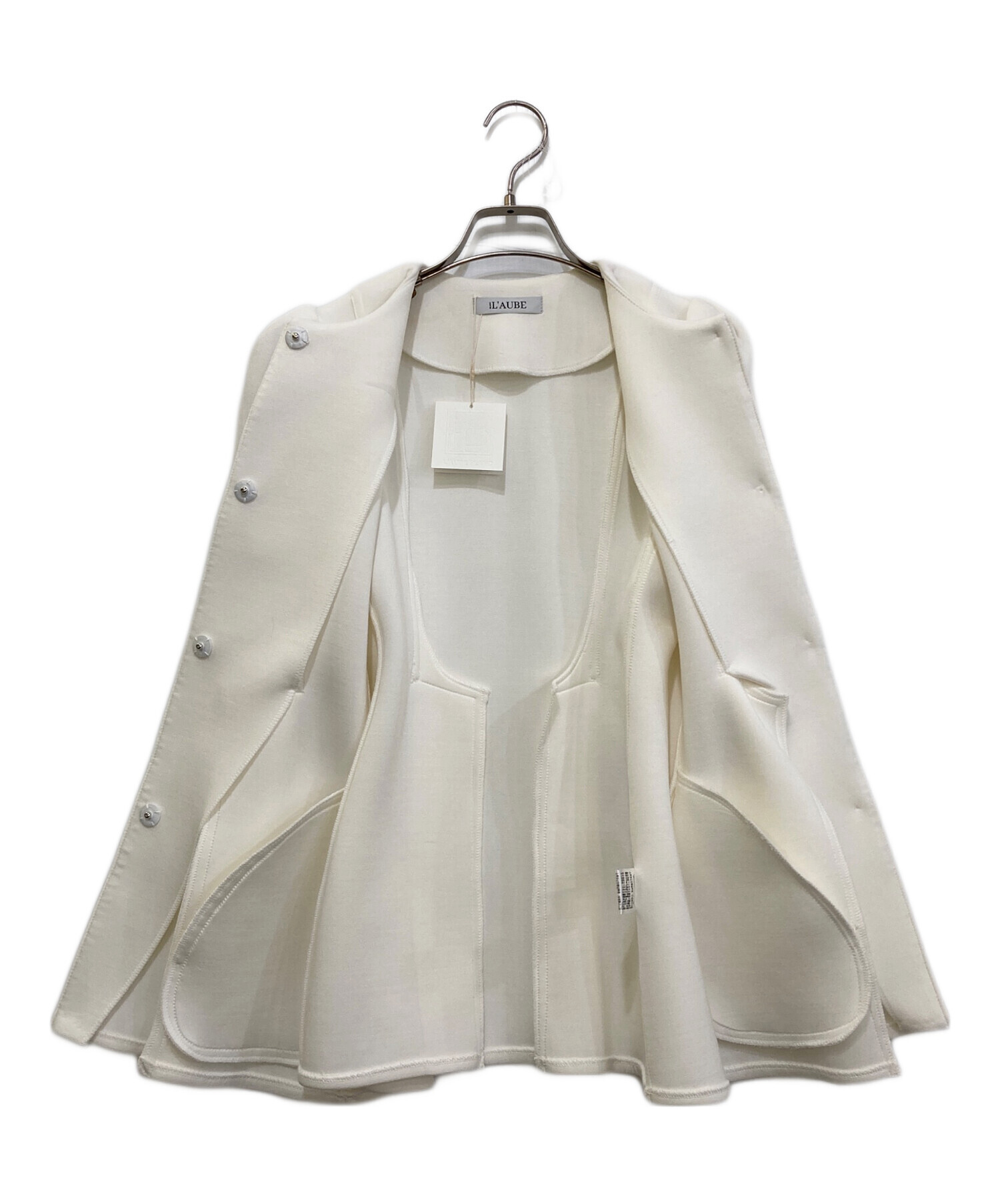 中古・古着通販】LAUBE (ローブ) Double Knit Peplum Jacket 25SP-08