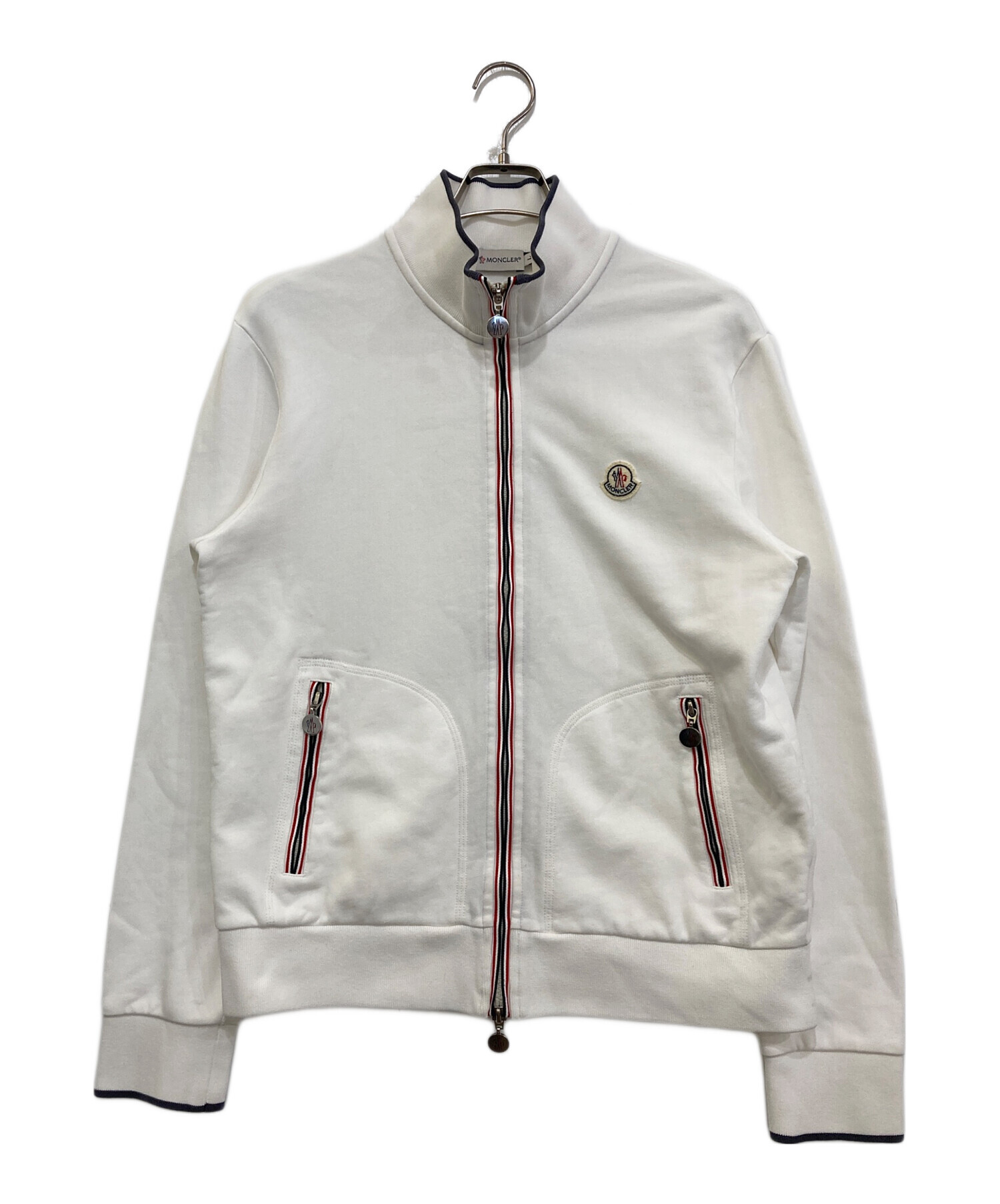 K*タ様 モンクレール　トラックジャケット 中古・古着通販】MONCLER (モンクレール) トラックジャケット ホワイト