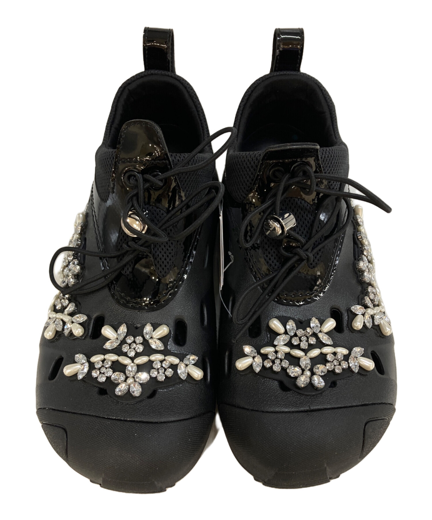 シモーネロシャ クロックス コラボスニーカー 208635-001 中古・古着通販】crocs (クロックス) Simone Rocha (シモーネ ロシャ