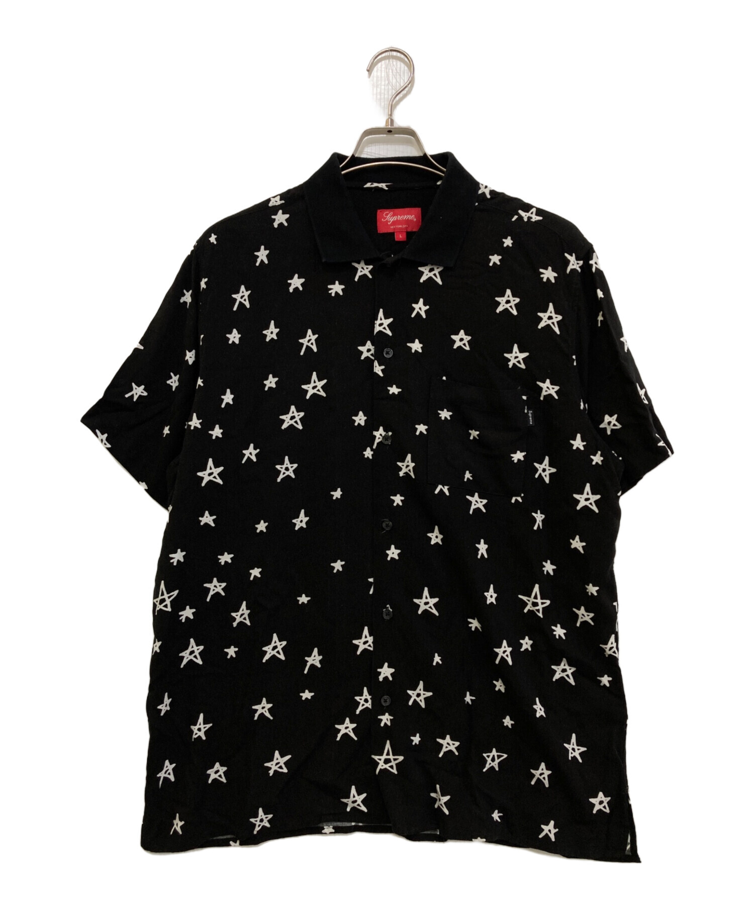 中古・古着通販】SUPREME (シュプリーム) Devil Rayon Shirt ブラック