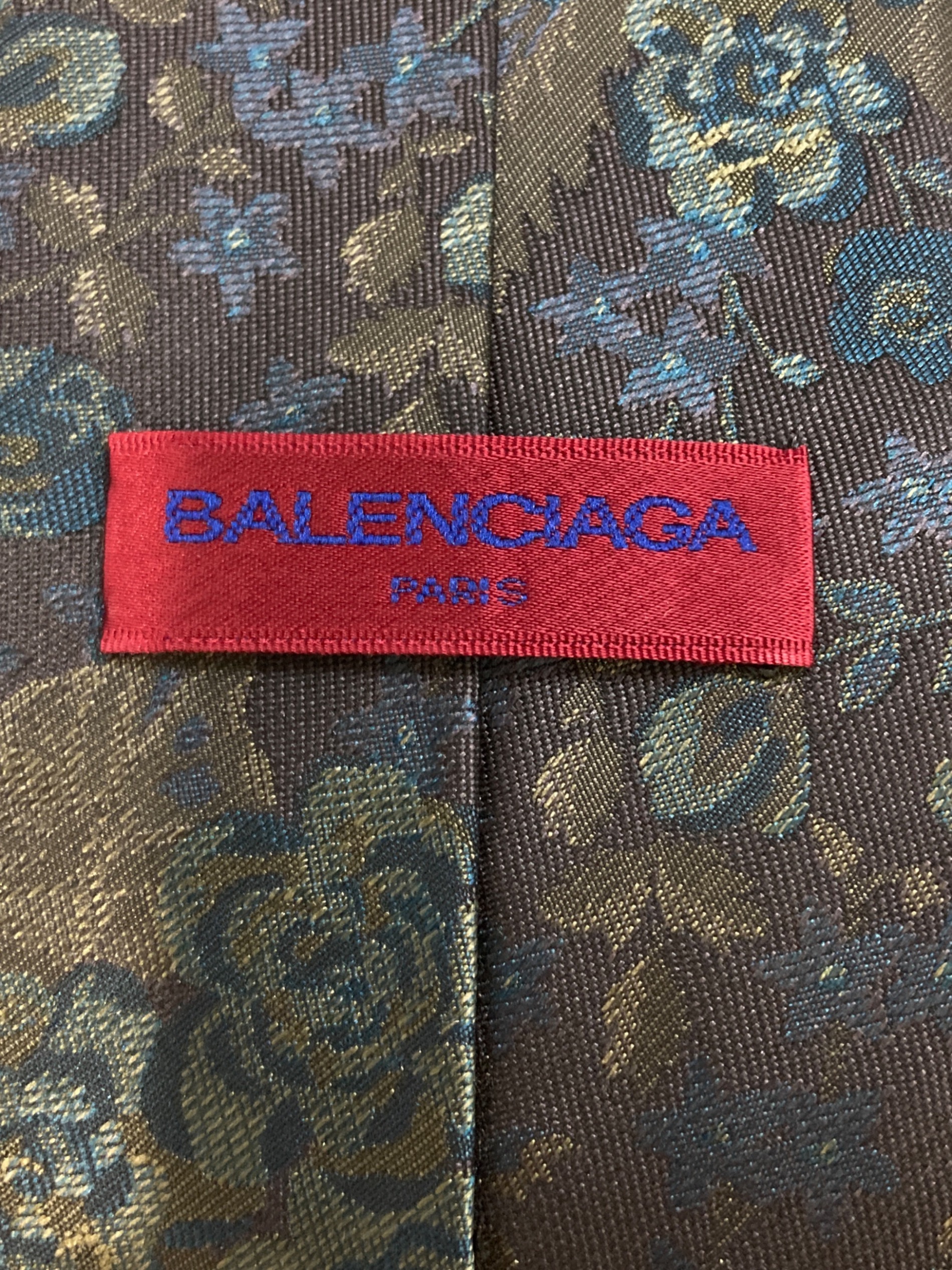 BALENCIAGA ネクタイ 中古・古着通販】BALENCIAGA (バレンシアガ) ネクタイ ワインレッド