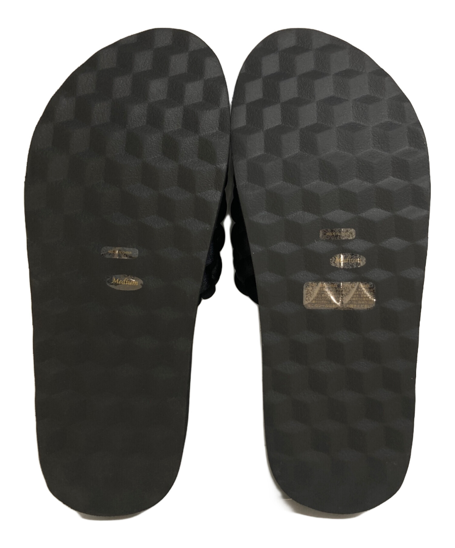 ANTEPRIMA ブラック フラワーミュール Mサイズ 中古・古着通販】ANTEPRIMA (アンテプリマ) プランプミュールサンダル