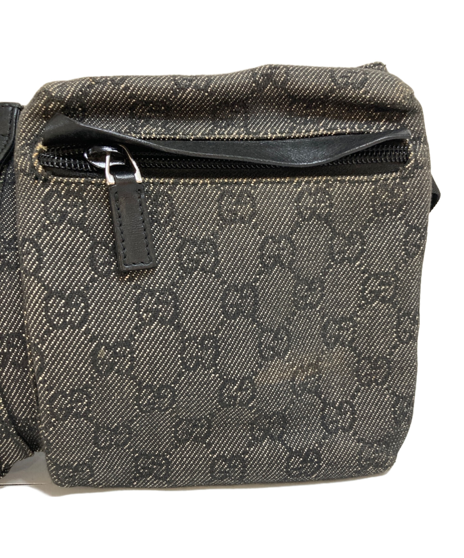 GUCCI ウエストポーチ GG キャンバス w5 中古・古着通販】GUCCI (グッチ) GGキャンバス ウエストポーチ