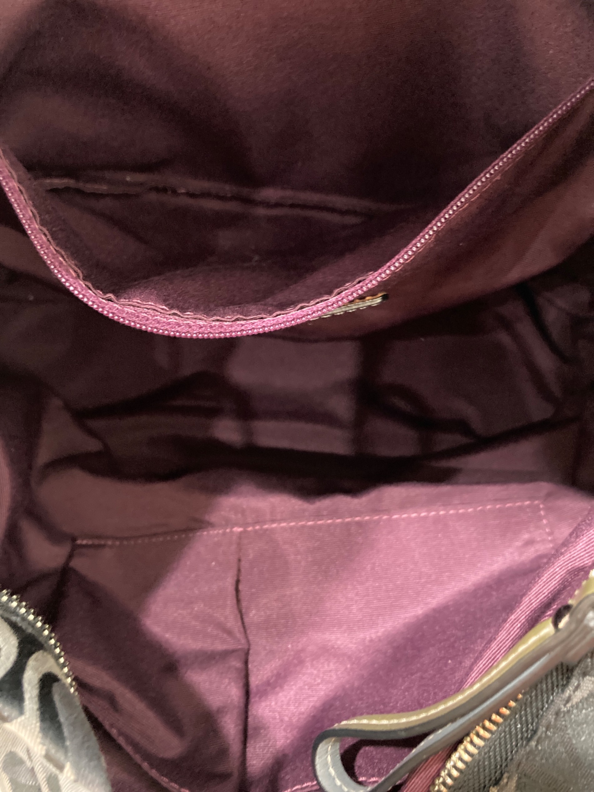 中古・古着通販】COACH (コーチ) シグネチャーハンドバッグ ブラック