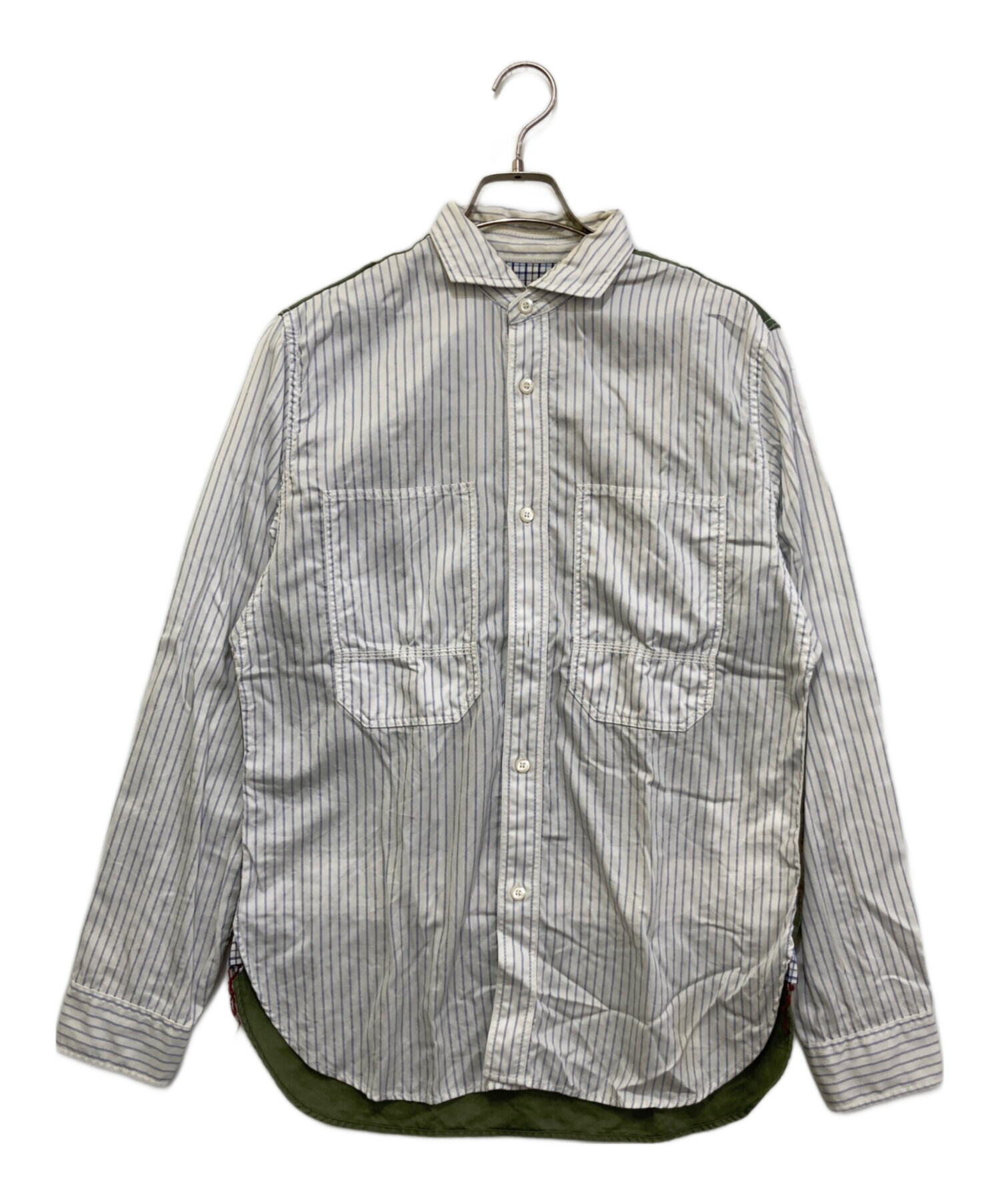 COMME des GARCONS ジュンヤワタナベ MEN　切替チェックシャツ 中古・古着通販】COMME des GARCONS JUNYA WATANABE MAN (コム デ