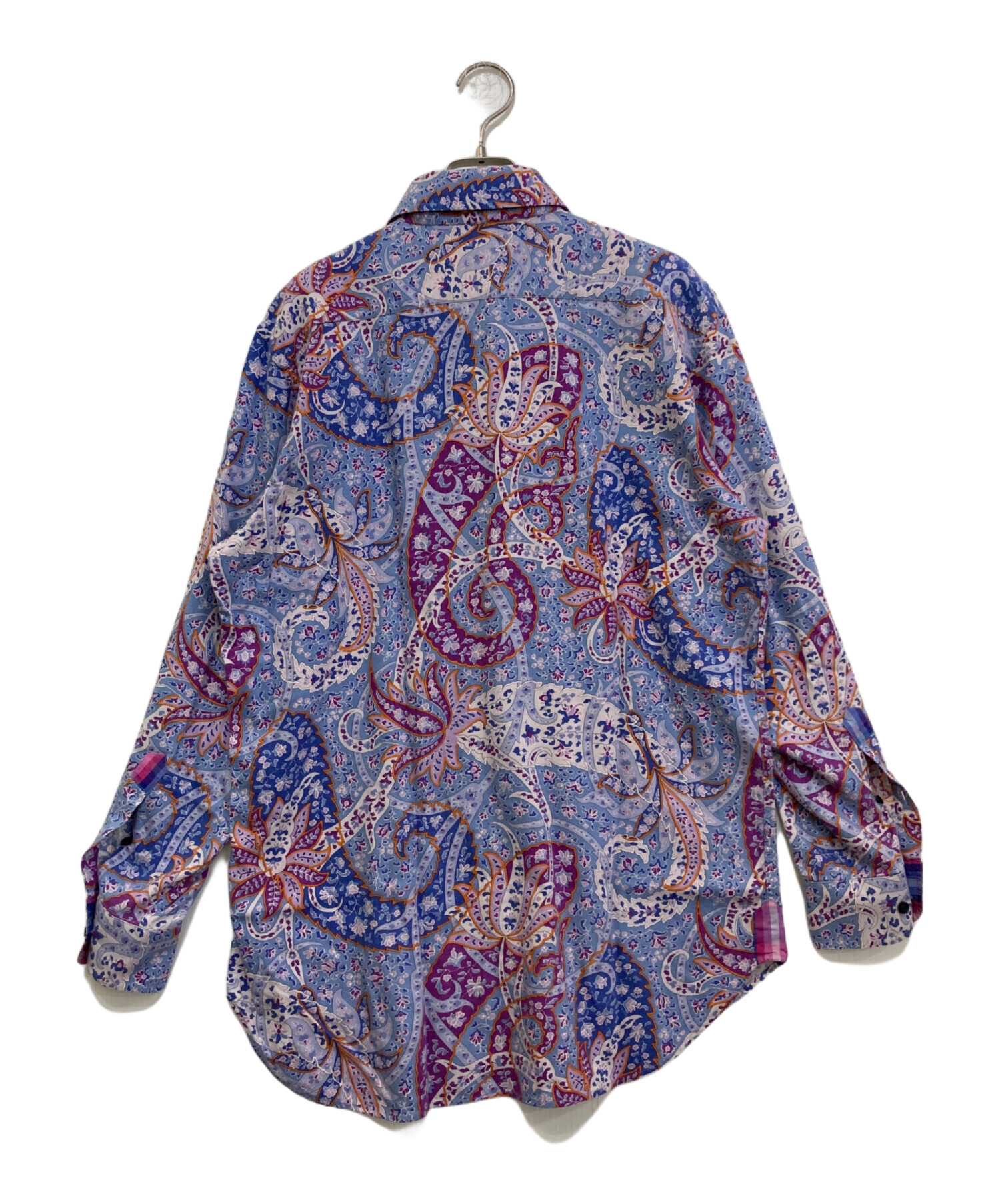 中古・古着通販】ETRO (エトロ) ボタンダウンシャツ ブルー サイズ:40