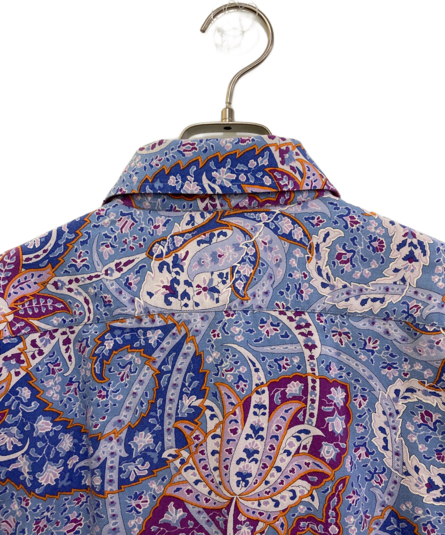 中古・古着通販】ETRO (エトロ) ボタンダウンシャツ ブルー サイズ:40