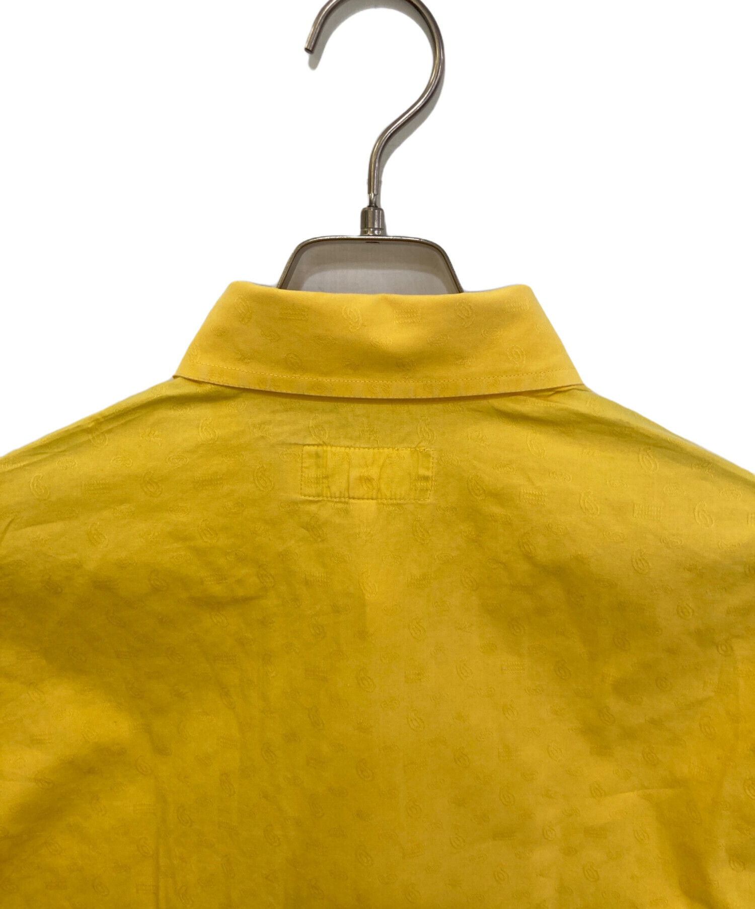 中古・古着通販】ETRO (エトロ) ジャガード半袖シャツ イエロー サイズ