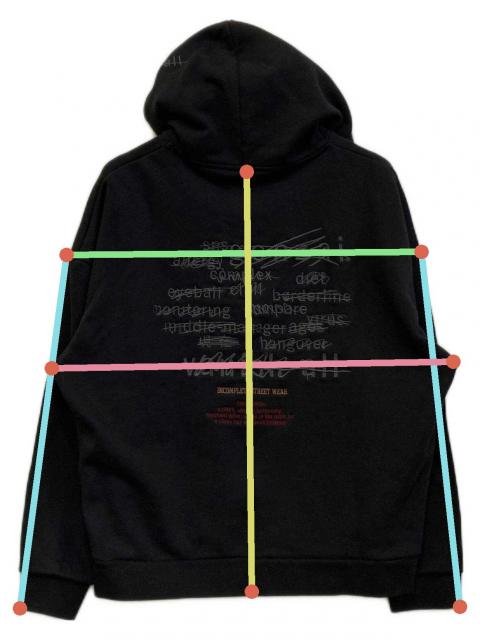 中古・古着通販】genzai (ゲンザイ) Zip Hoodie GZ1062 ブラック