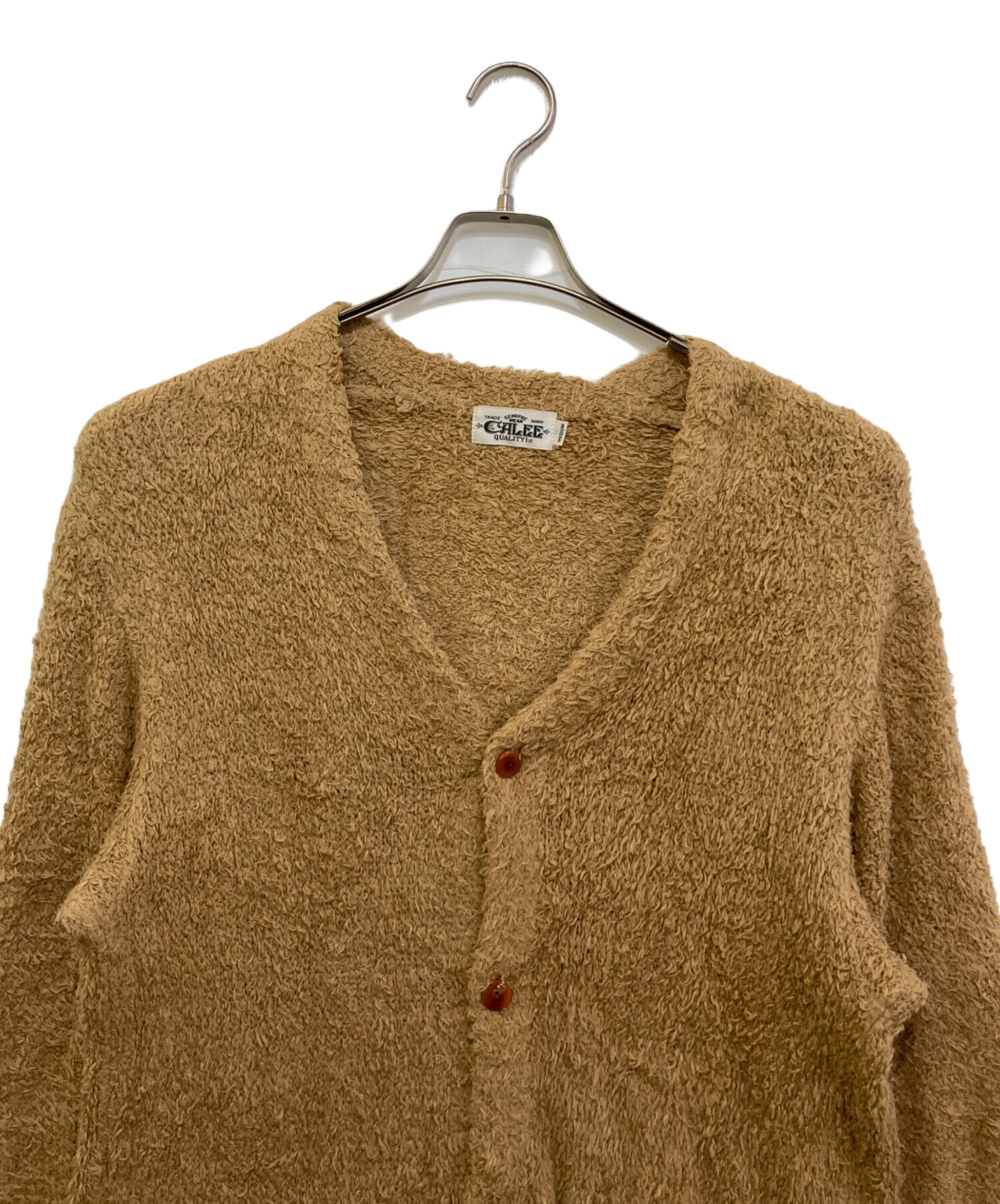 CALEE カーディガンジャケット 中古・古着通販】CALEE (キャリー) EYYA KNIT C/F CARDIGAN ベージュ