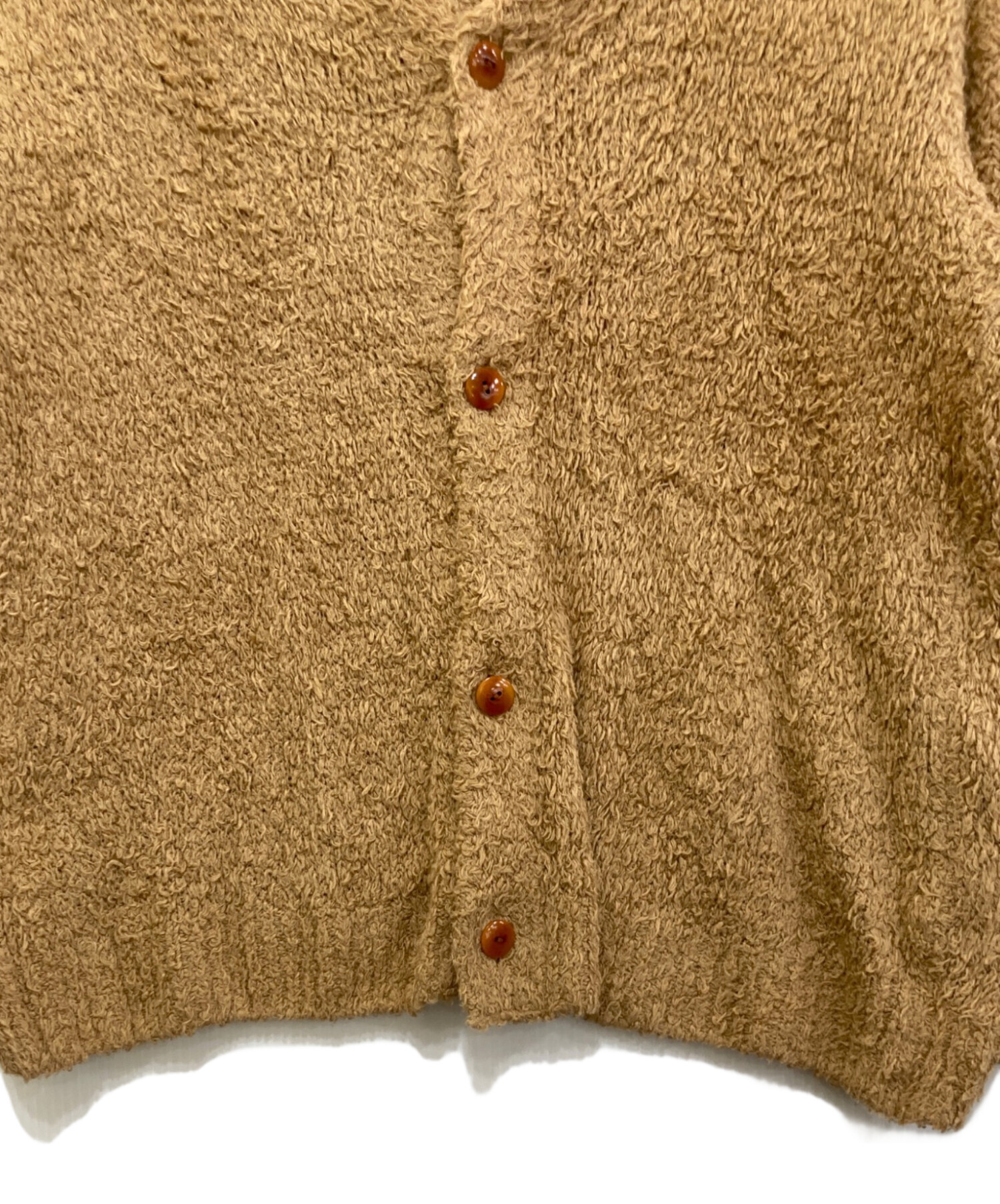 中古・古着通販】CALEE (キャリー) EYYA KNIT C/F CARDIGAN ベージュ