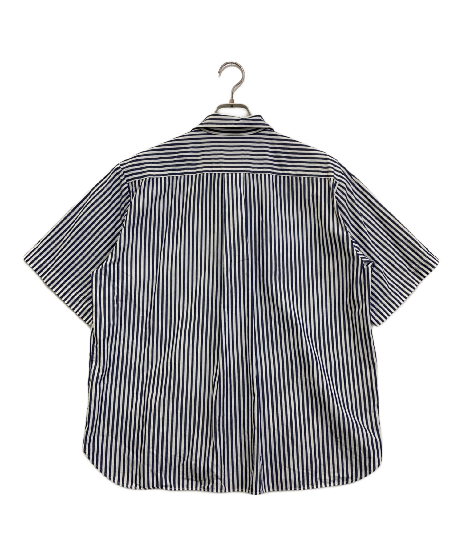 中古・古着通販】DANTON (ダントン) コットンストライプ 半袖ワイド